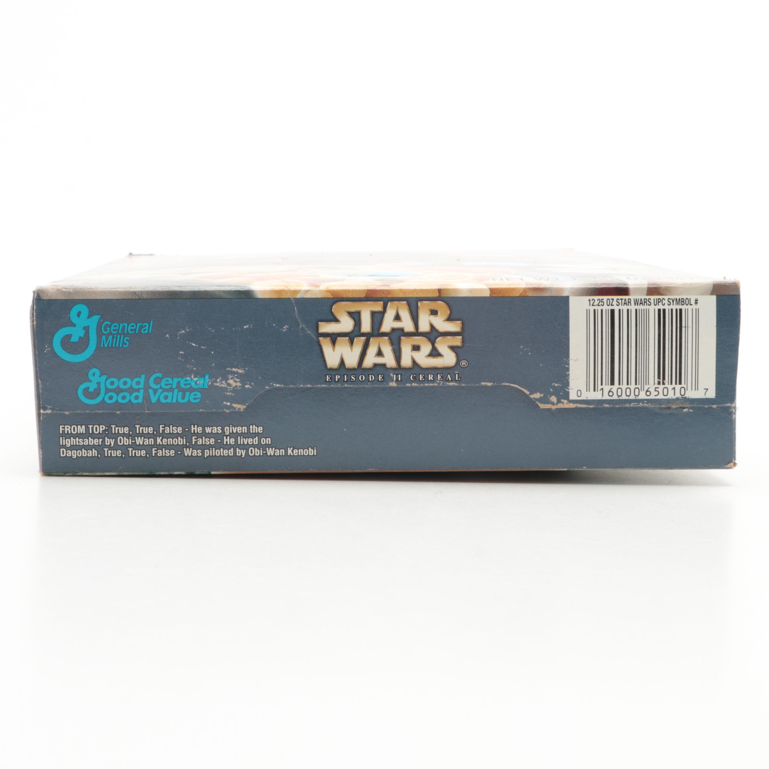 Star Wars Episode II Collector's Edition Sealed Cereal Boxes