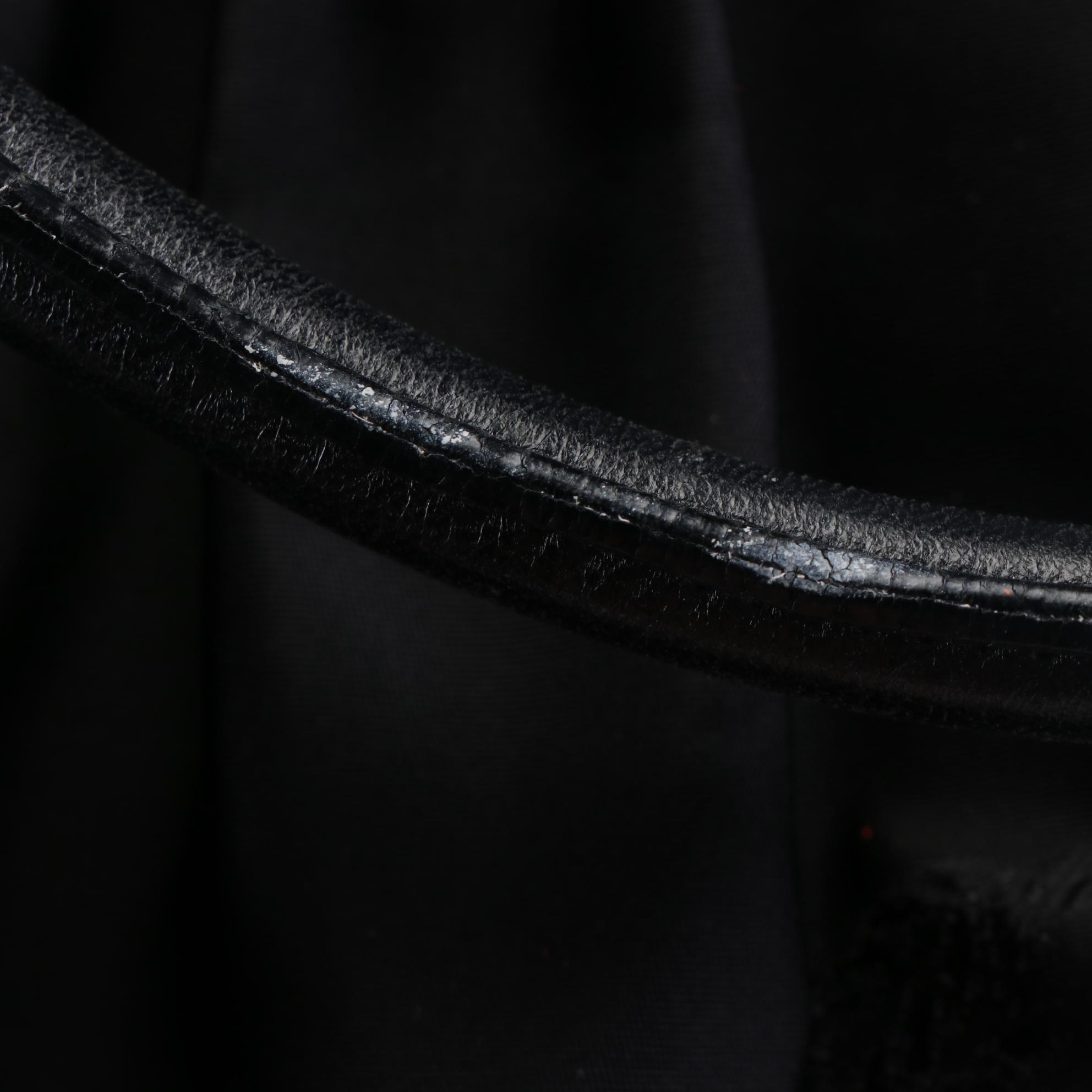 Prada Tessuto Logo Tote in Black Nylon and Leather Trim