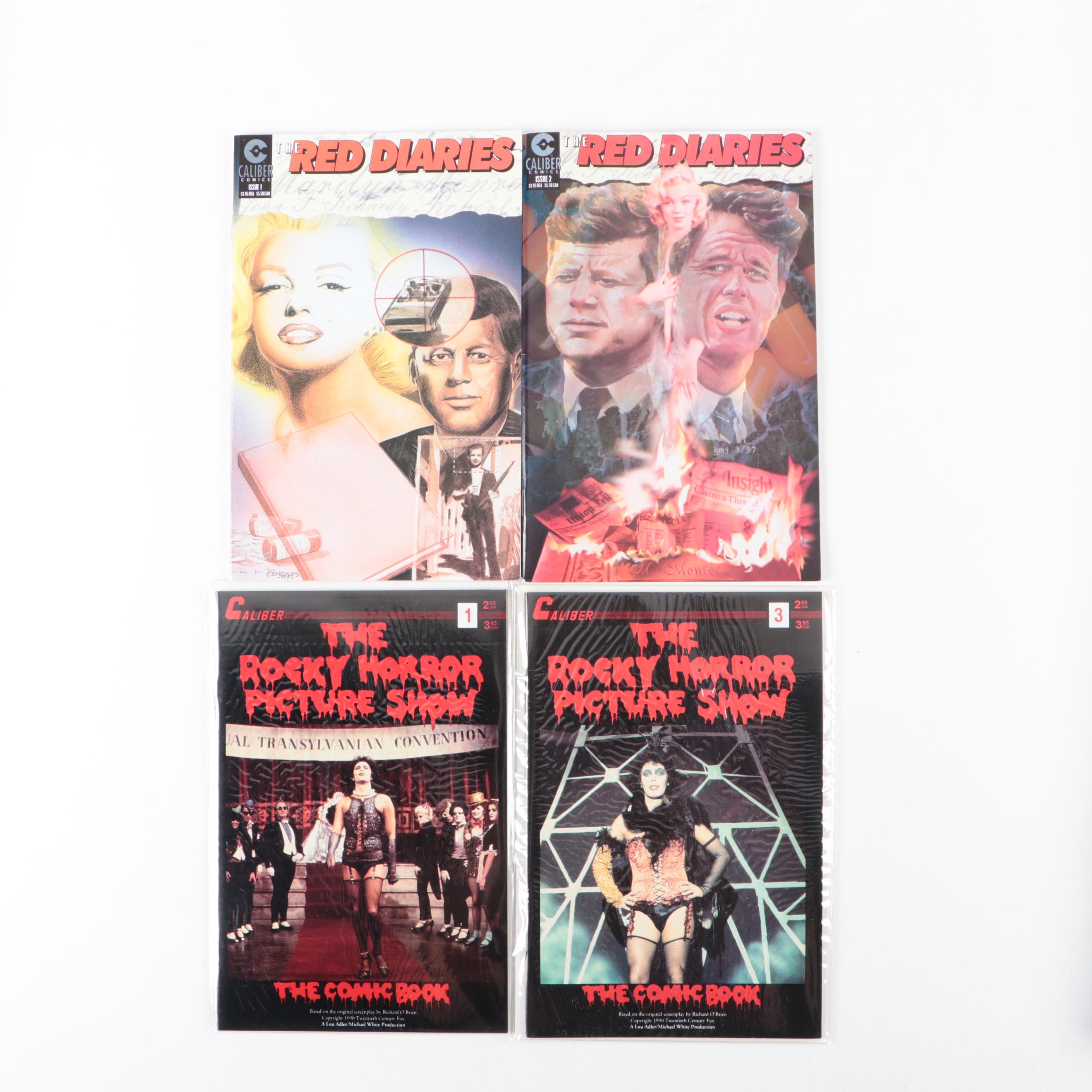 Modern Age Comic Books with The Red Diaries, Rocky Horror Picture Show, and More