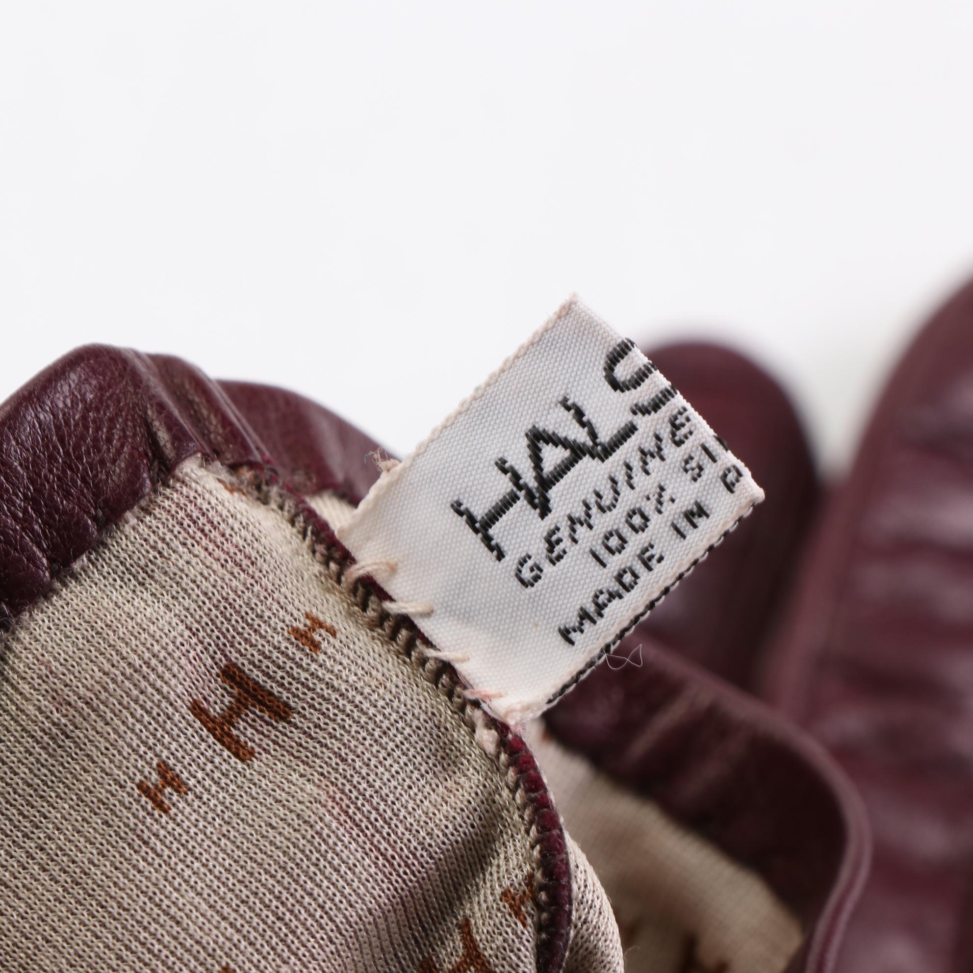 Men's and Women's Leather Gloves Including Halston, Mark Cross, and More