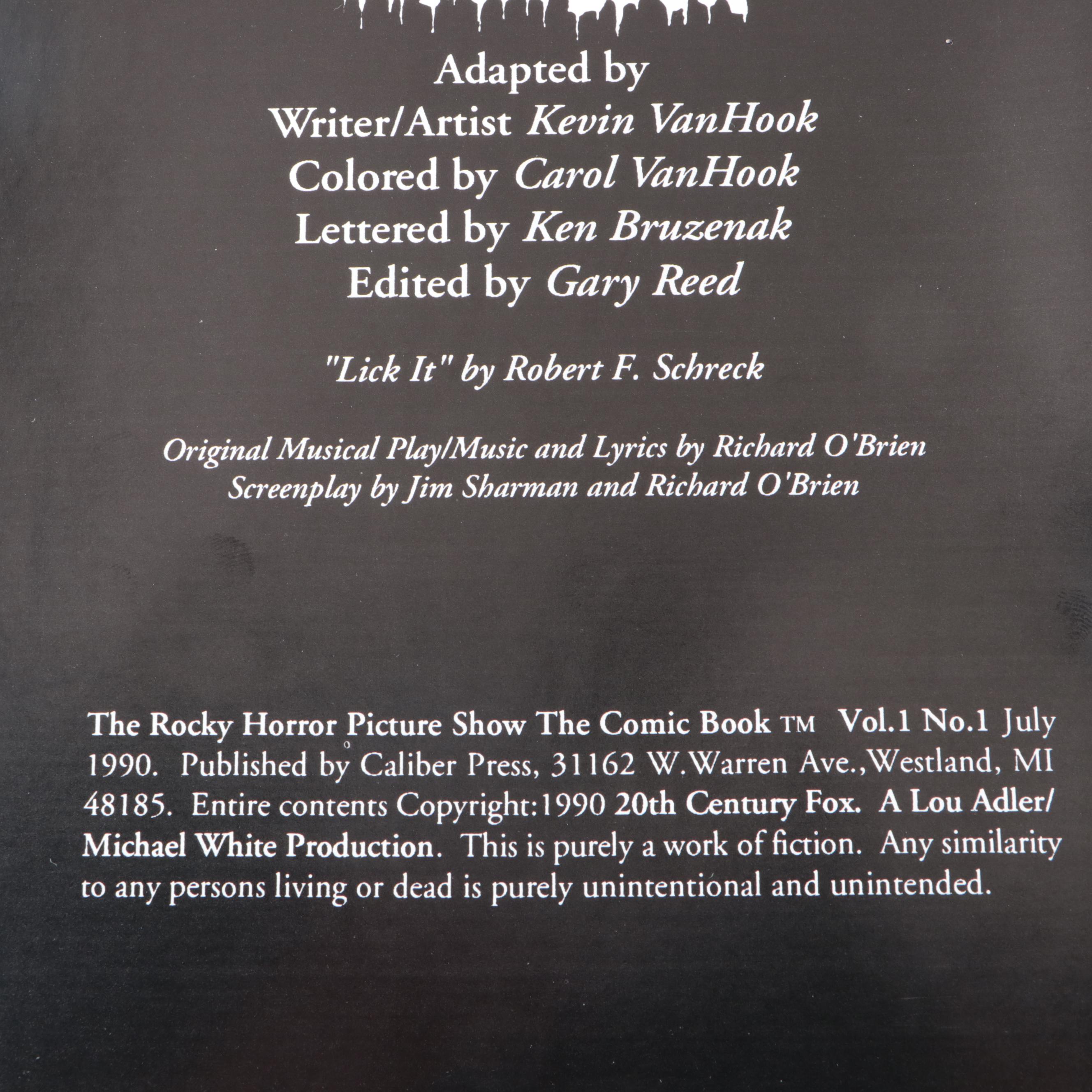 Modern Age Comic Books with The Red Diaries, Rocky Horror Picture Show, and More