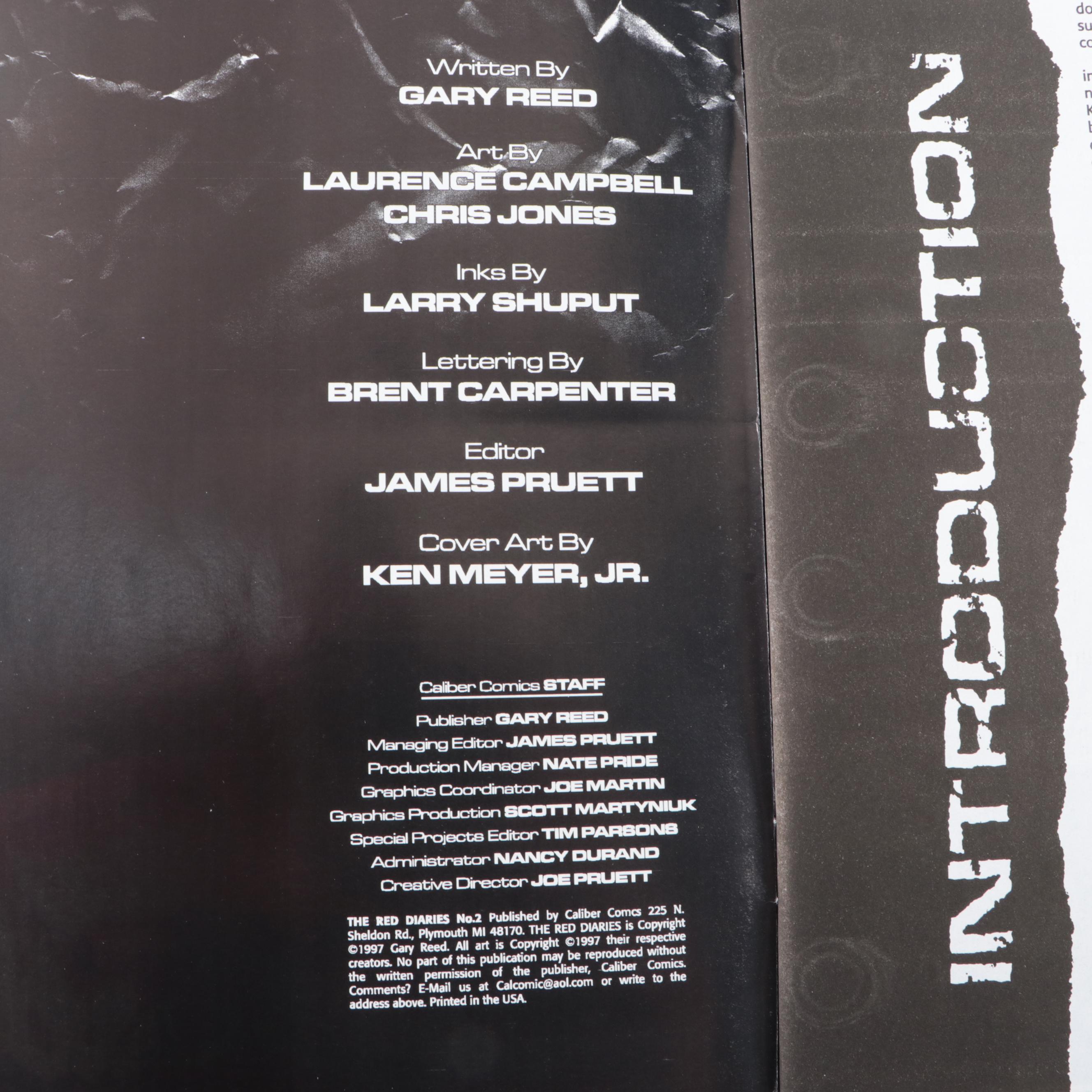 Modern Age Comic Books with The Red Diaries, Rocky Horror Picture Show, and More