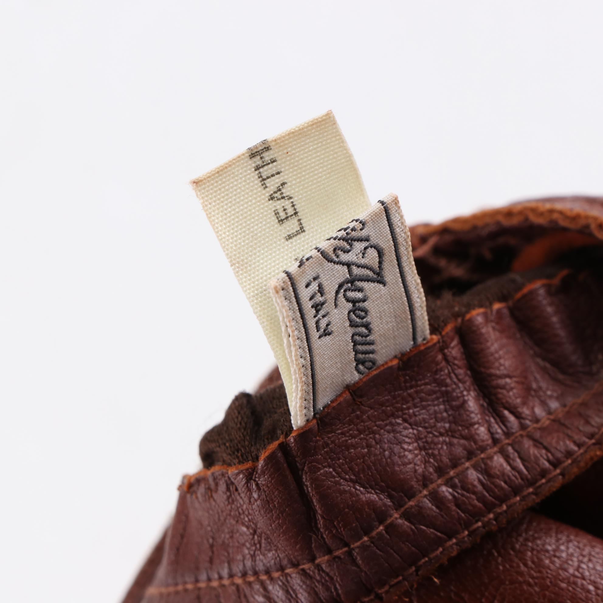 Men's and Women's Leather Gloves Including Halston, Mark Cross, and More