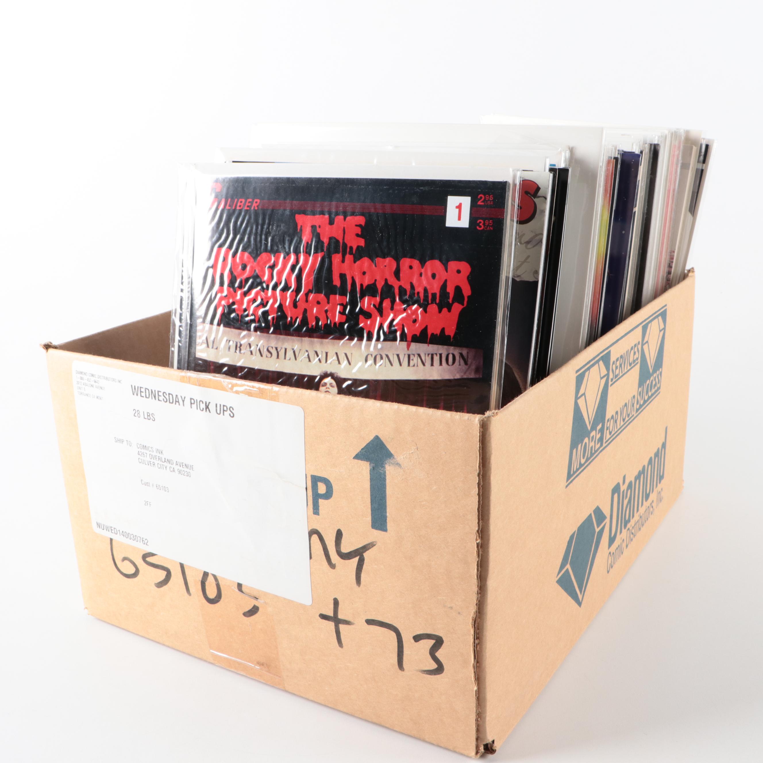 Modern Age Comic Books with The Red Diaries, Rocky Horror Picture Show, and More