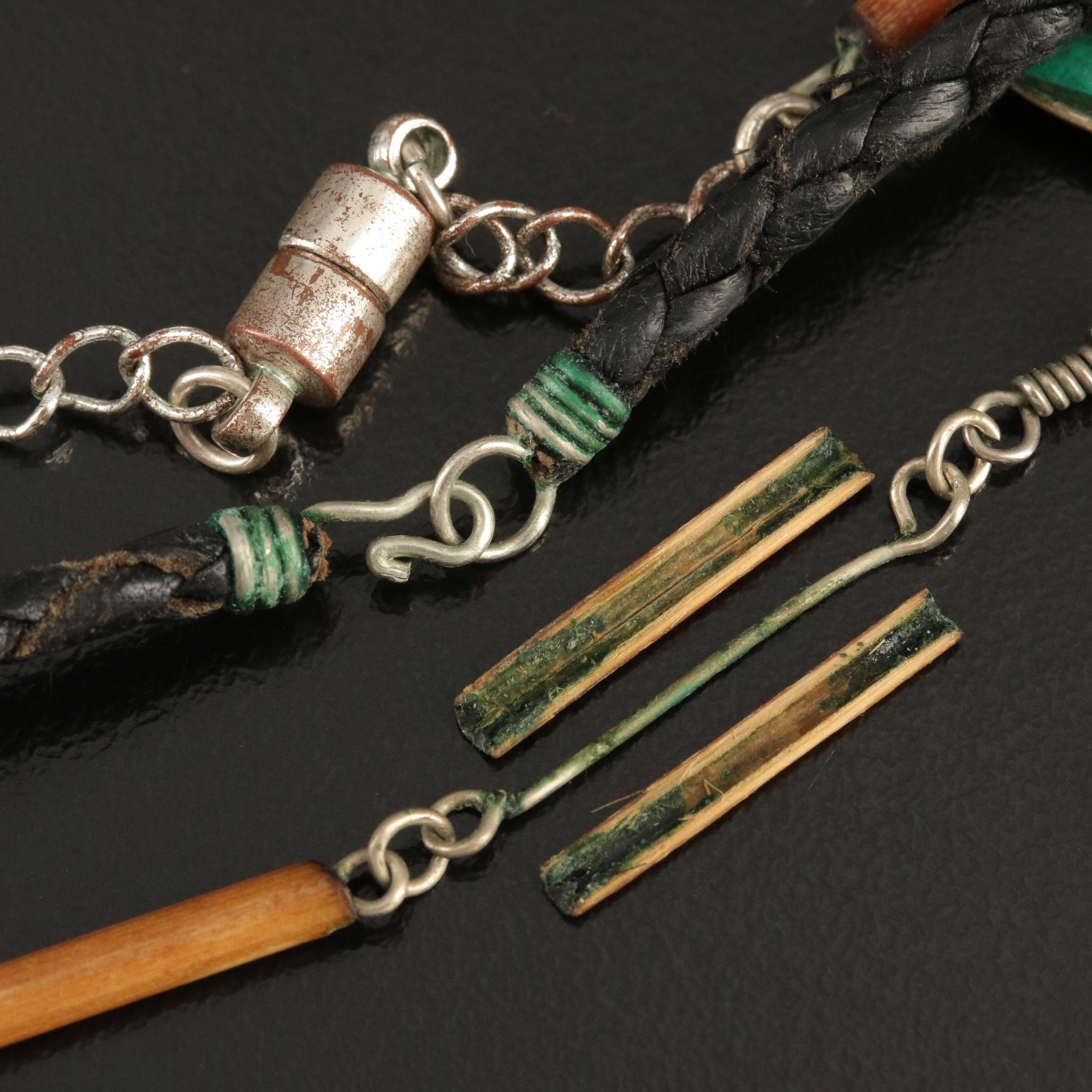 Southwestern Style Necklaces with Chrysocolla