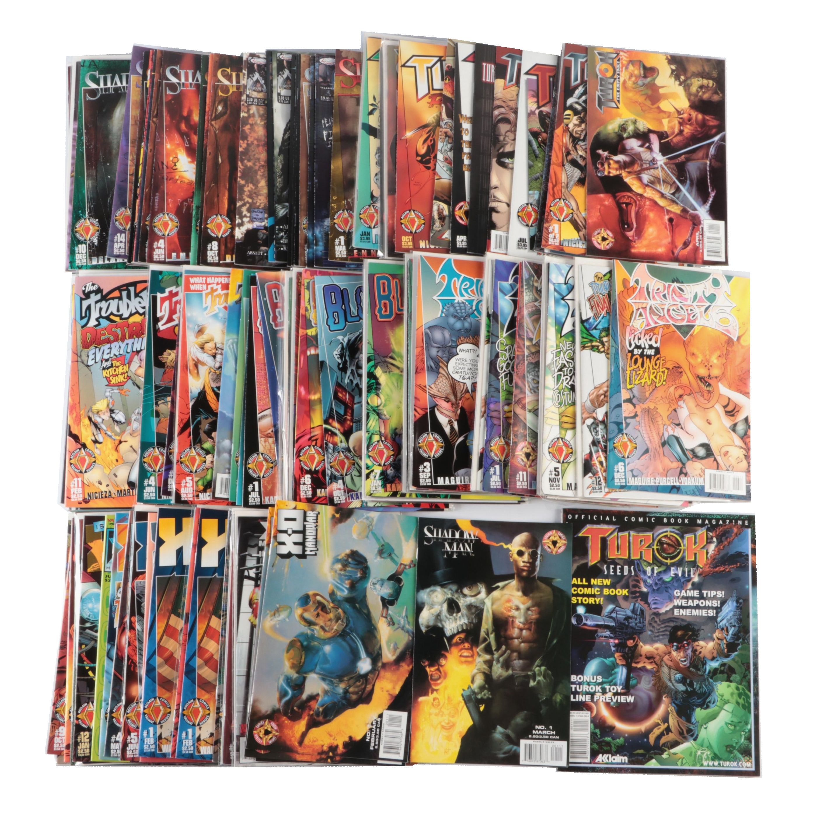 Modern Age "X-O Manowar", "Shadow Man", "Turok" and More Comic Books
