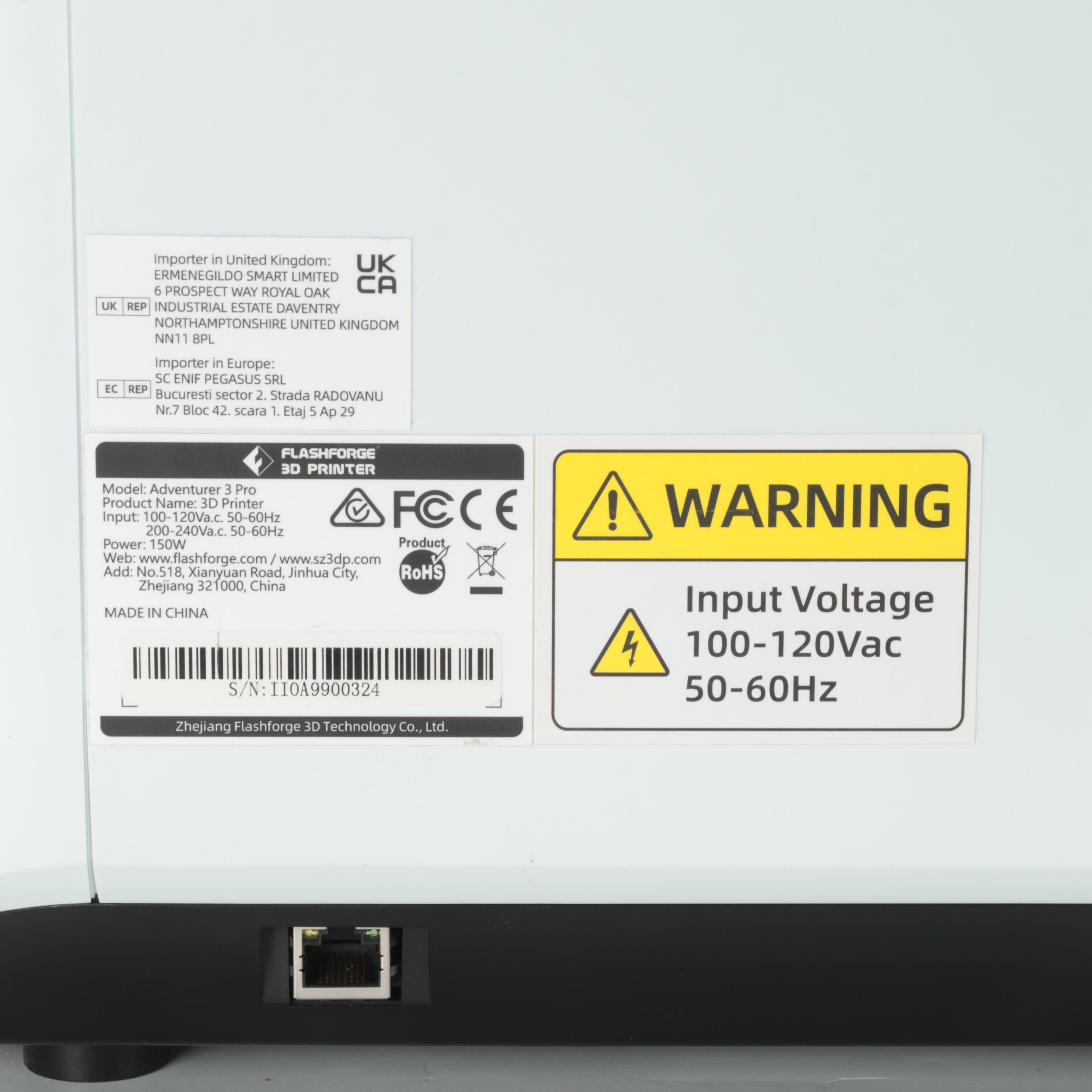 Flashforge Adventurer 3 Pro 3D Printer with New Matter Filaments