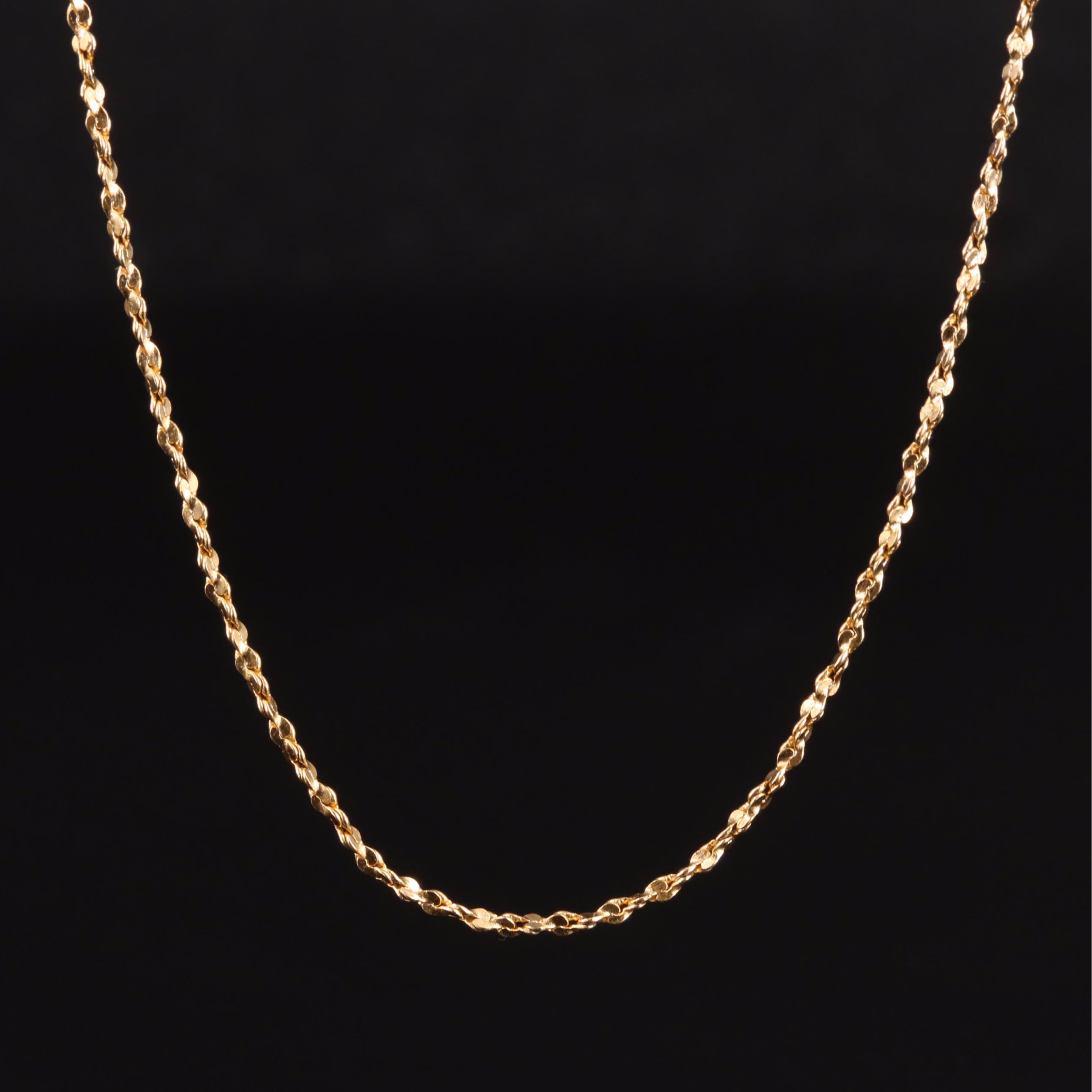 Serpentine Chain Necklace