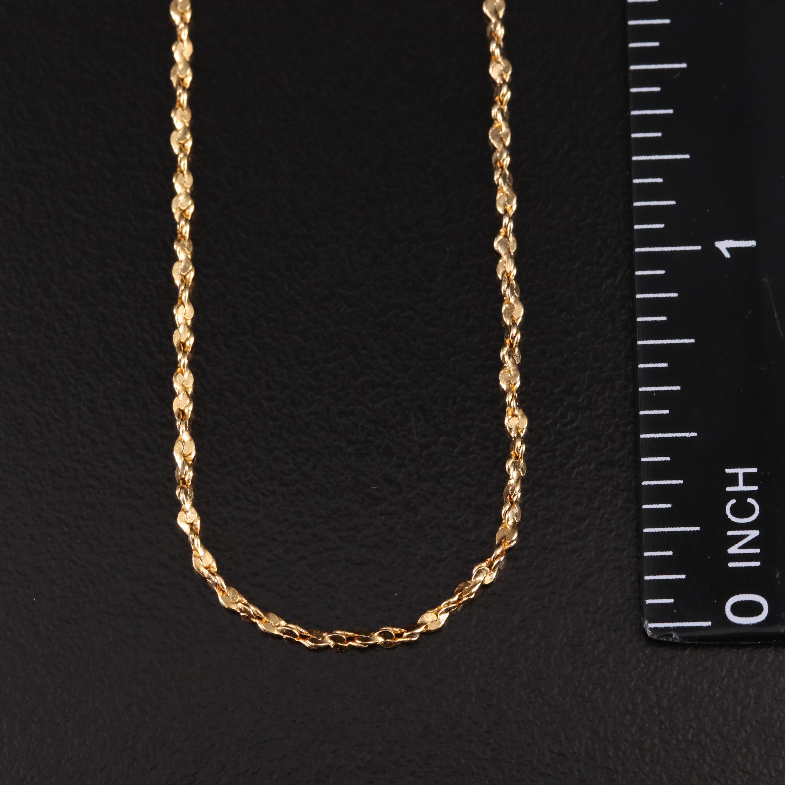 Serpentine Chain Necklace