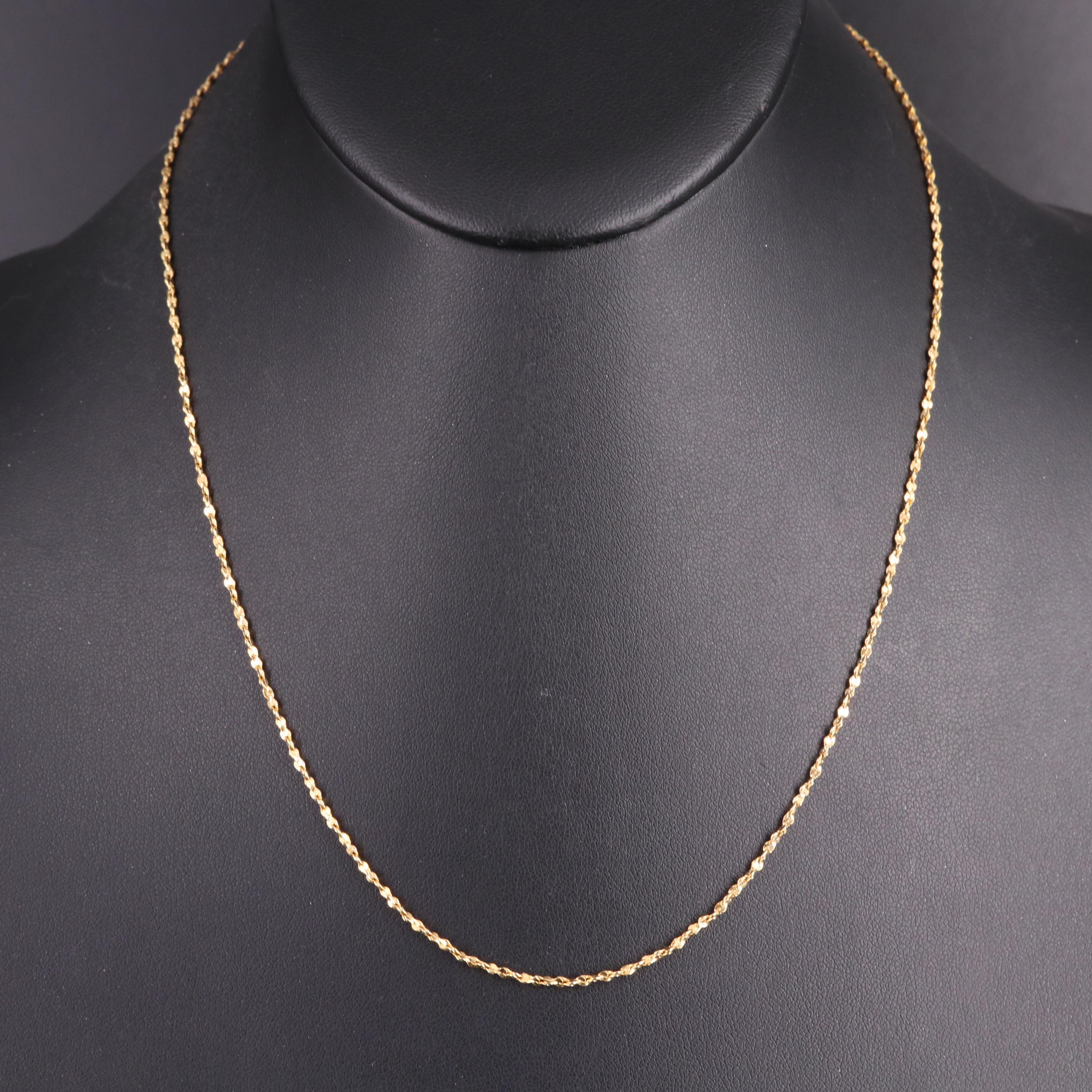 Serpentine Chain Necklace