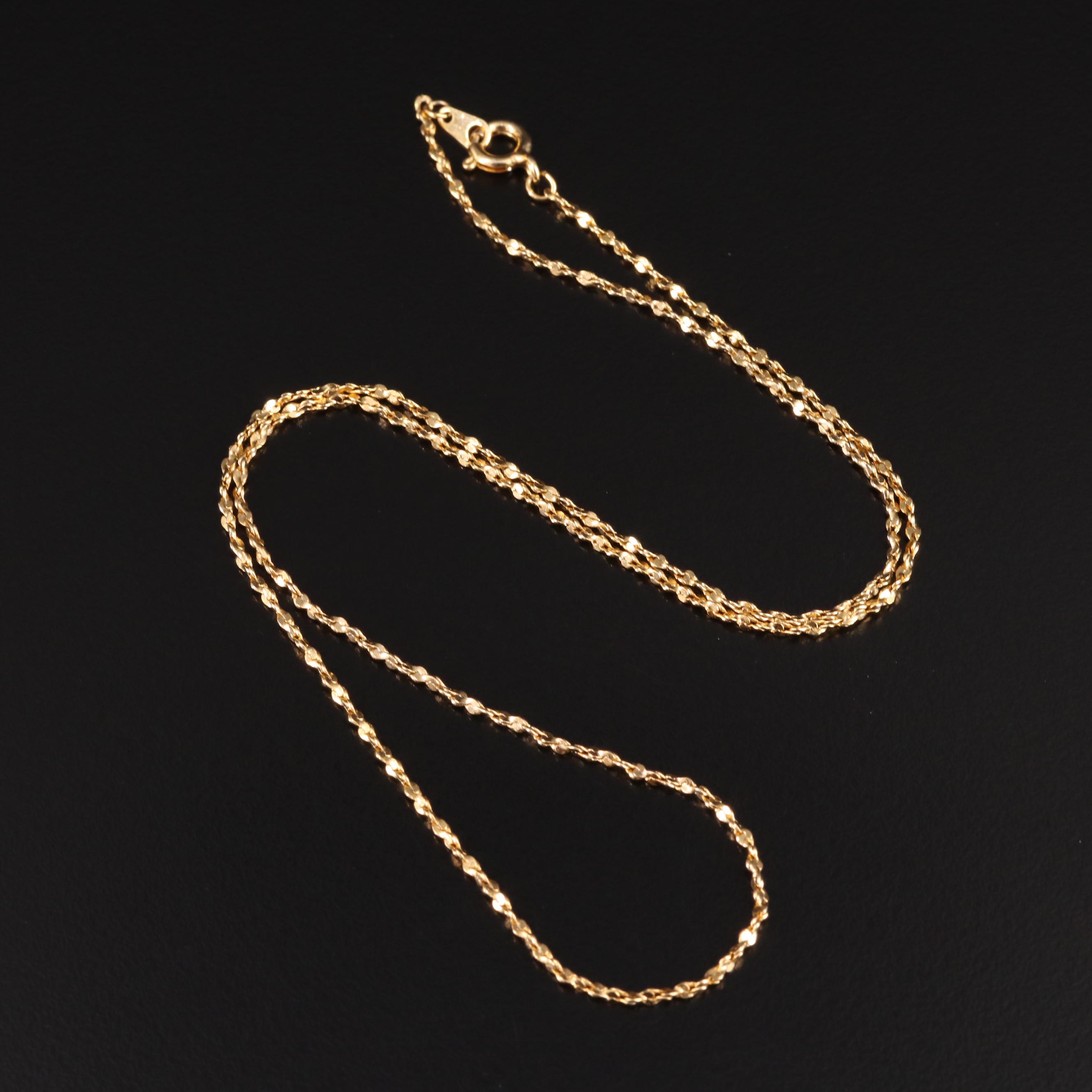 Serpentine Chain Necklace
