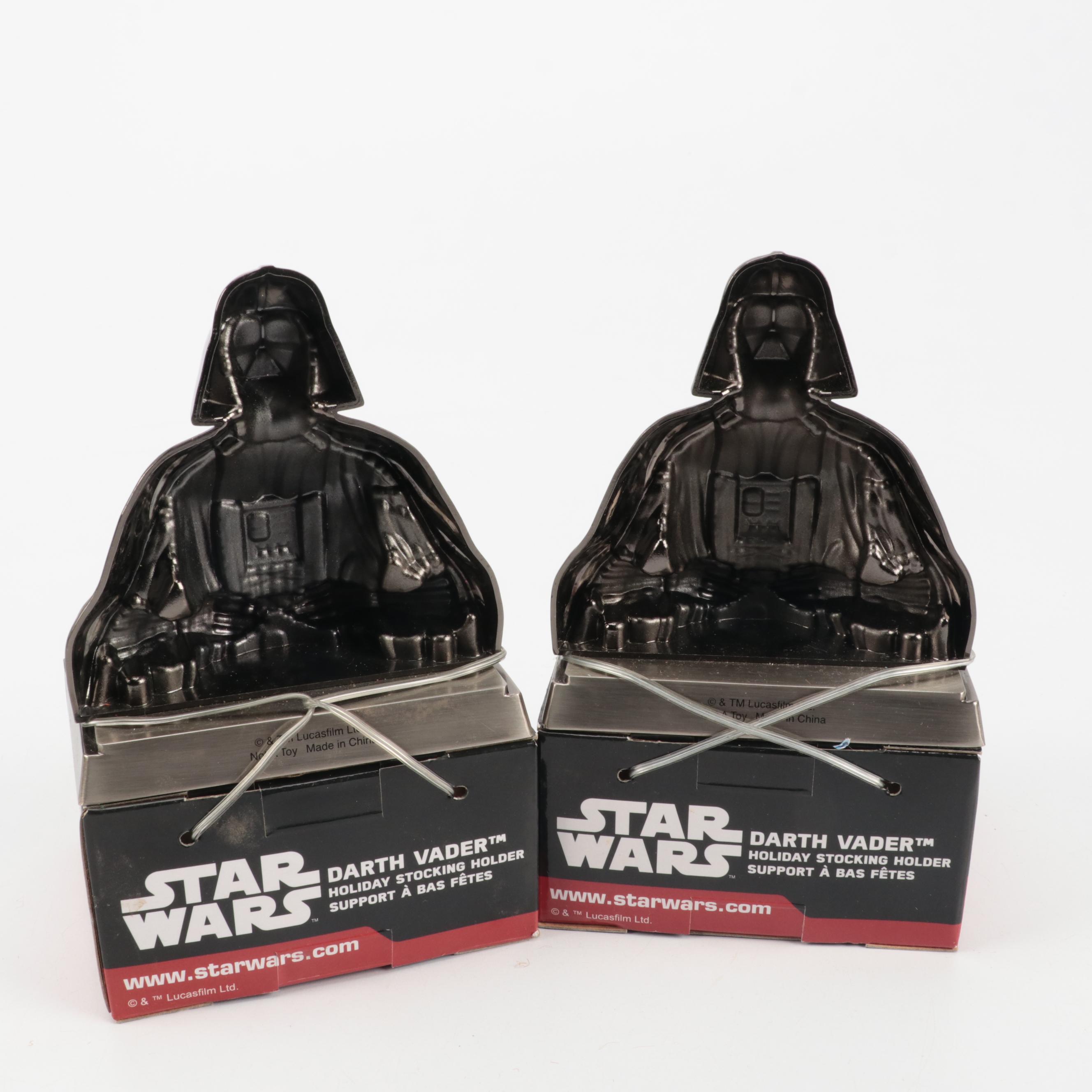 Star Wars Themed Christmas Stocking Holders and Figurines with Other Yoda Figure