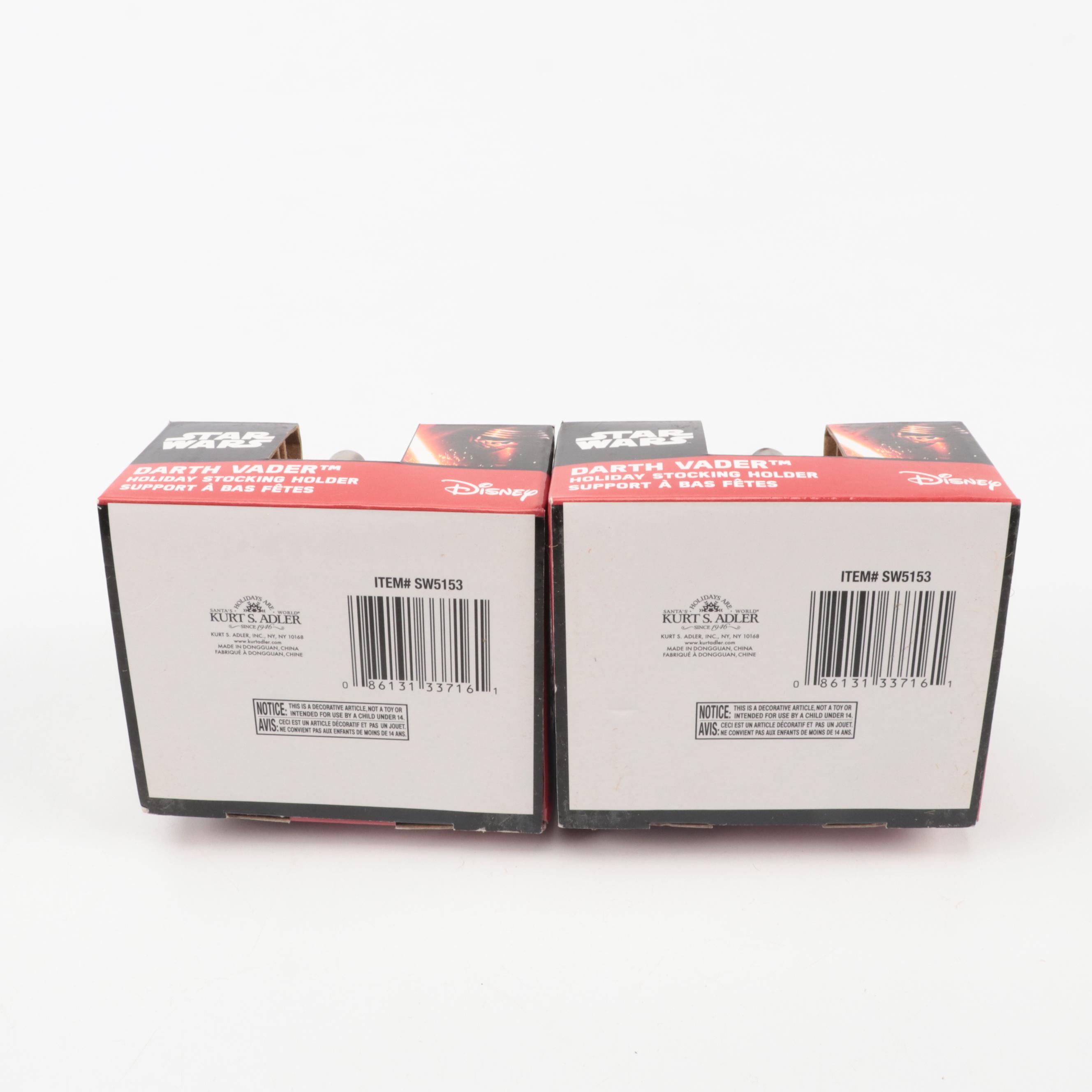 Star Wars Themed Christmas Stocking Holders and Figurines with Other Yoda Figure