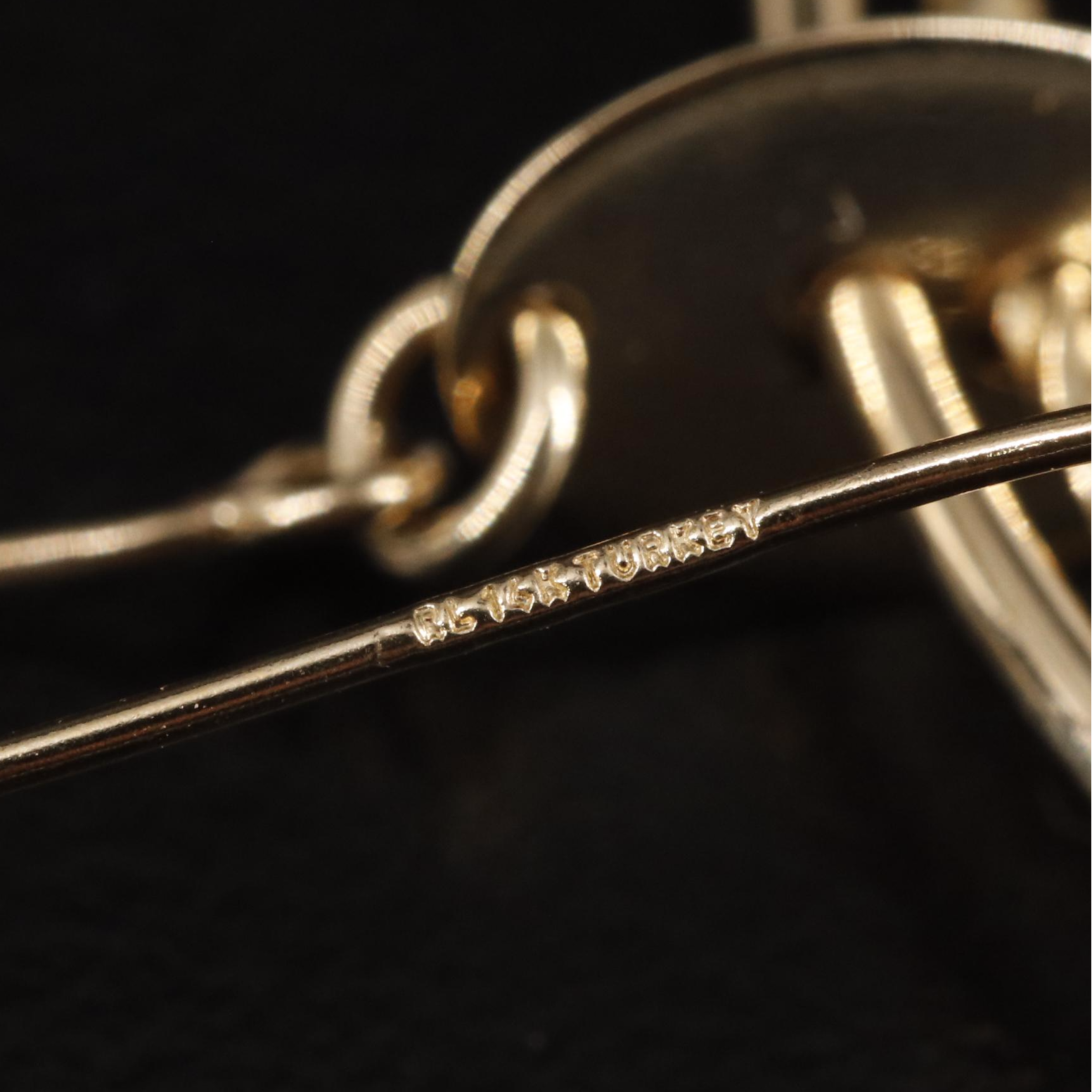 14K Triple Hoop Drop Earrings