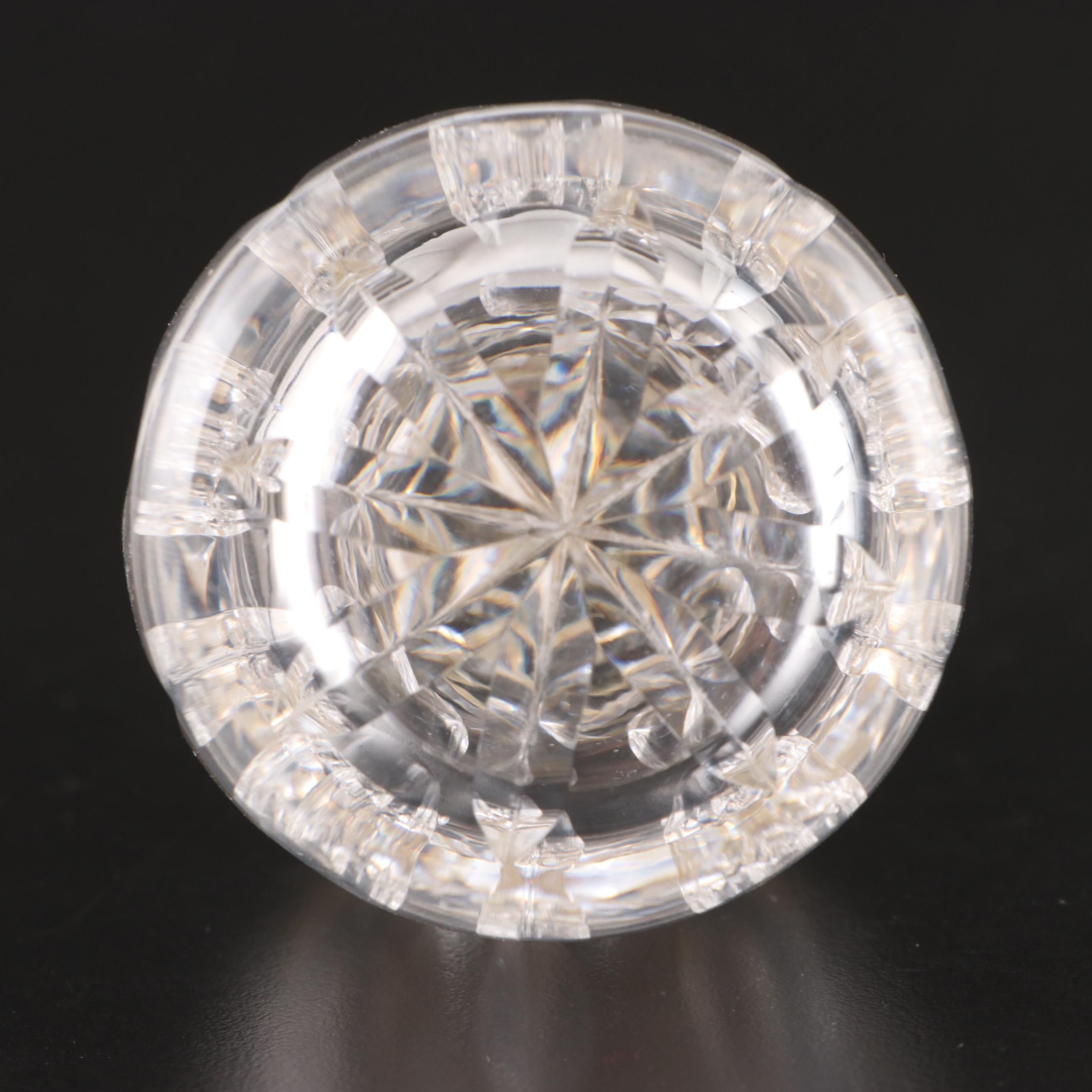 Waterford Crystal Baby Bottle, Late 20th Century