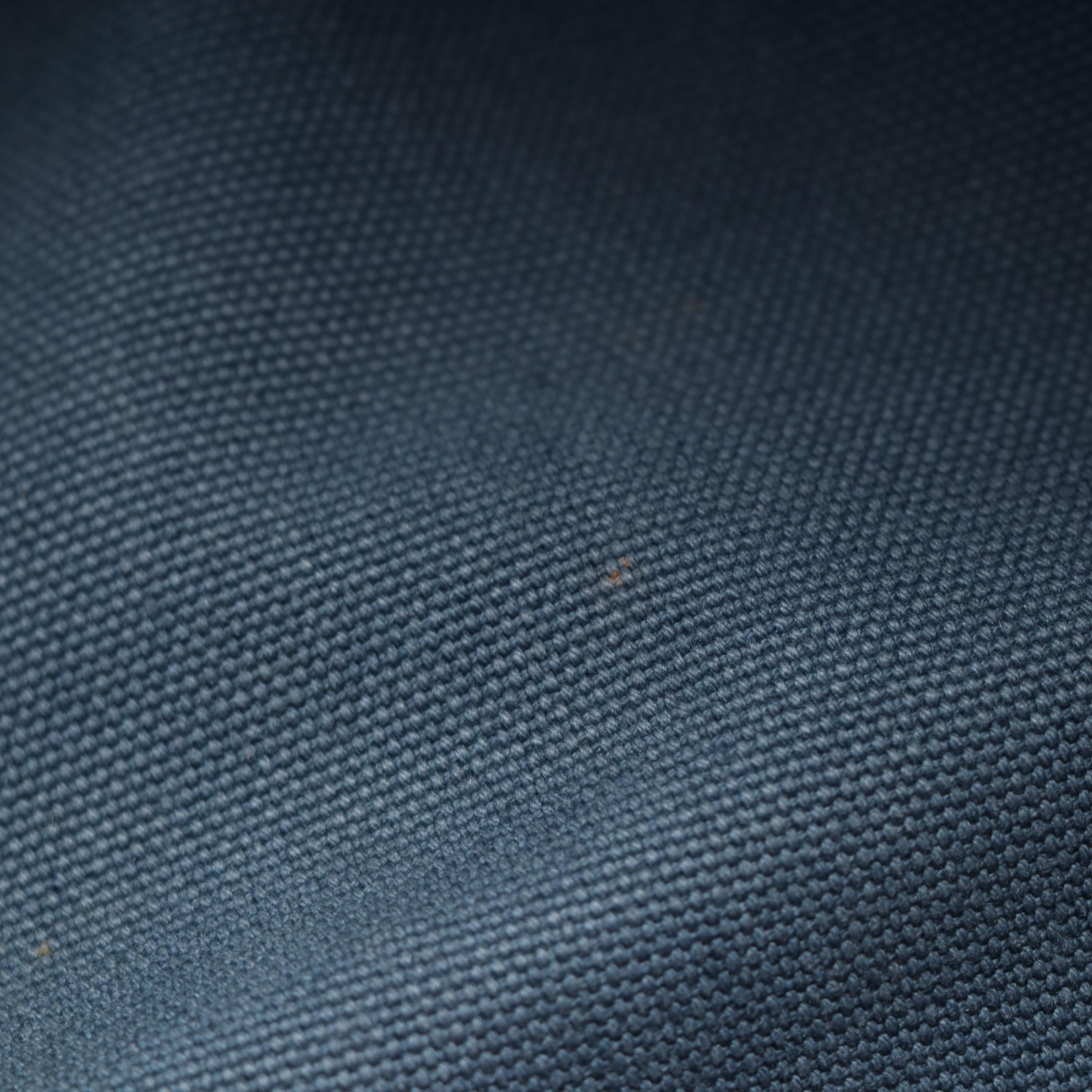 Prada Canapa Shopping Tote in Distressed Denim Tweed Print Canvas