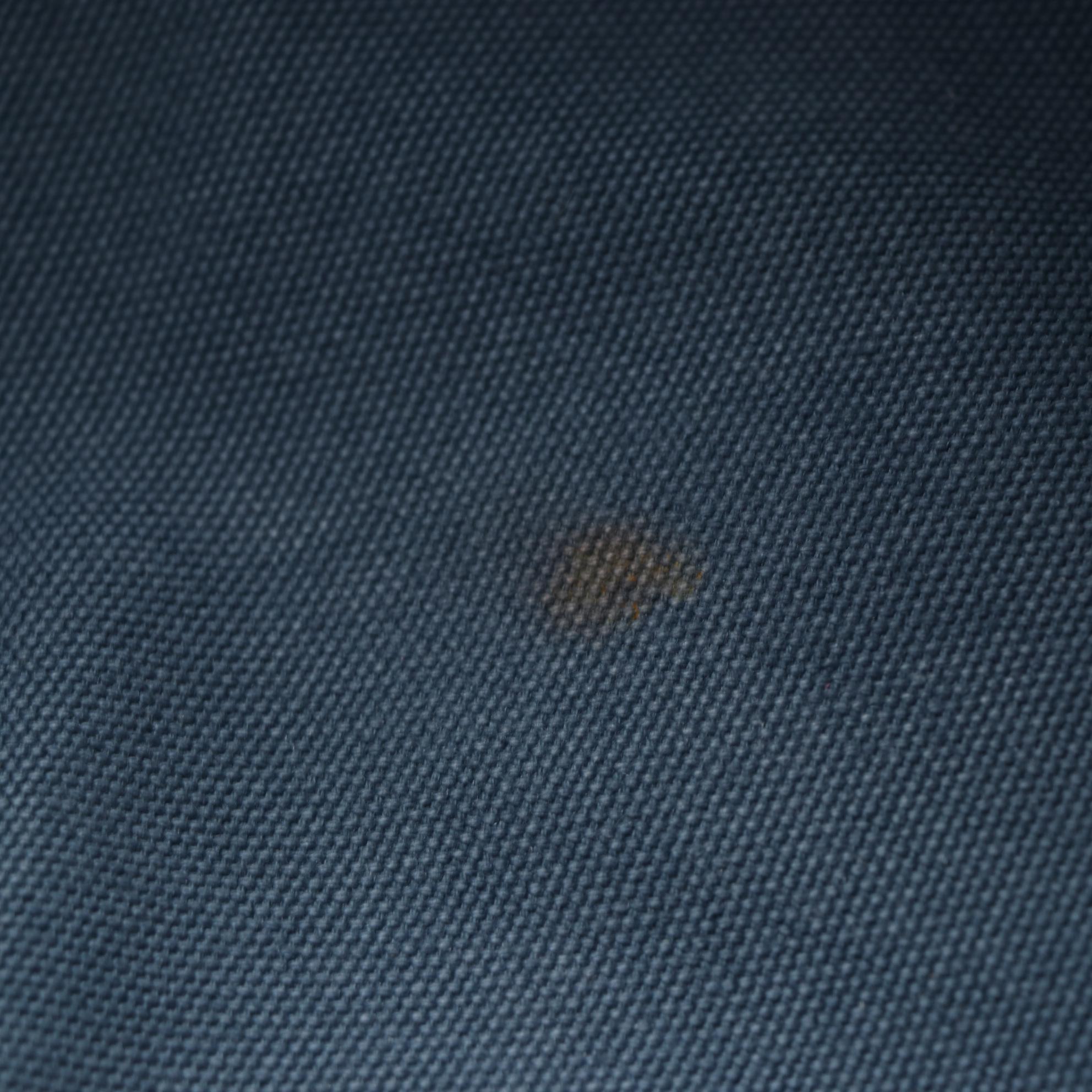 Prada Canapa Shopping Tote in Distressed Denim Tweed Print Canvas