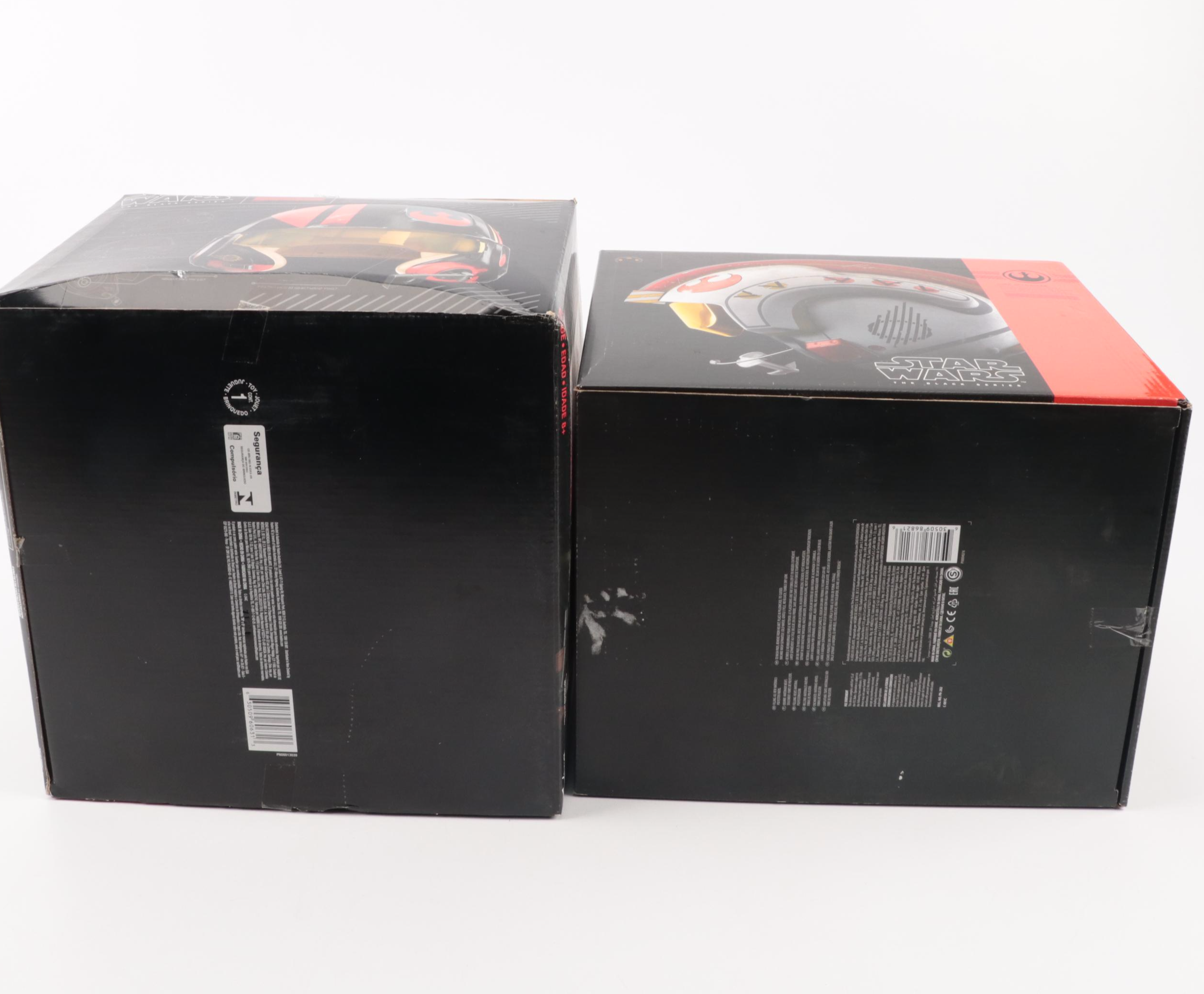 Hasbro Star Wars Poe Dameron and Luke Skywalker Electronic Helmets