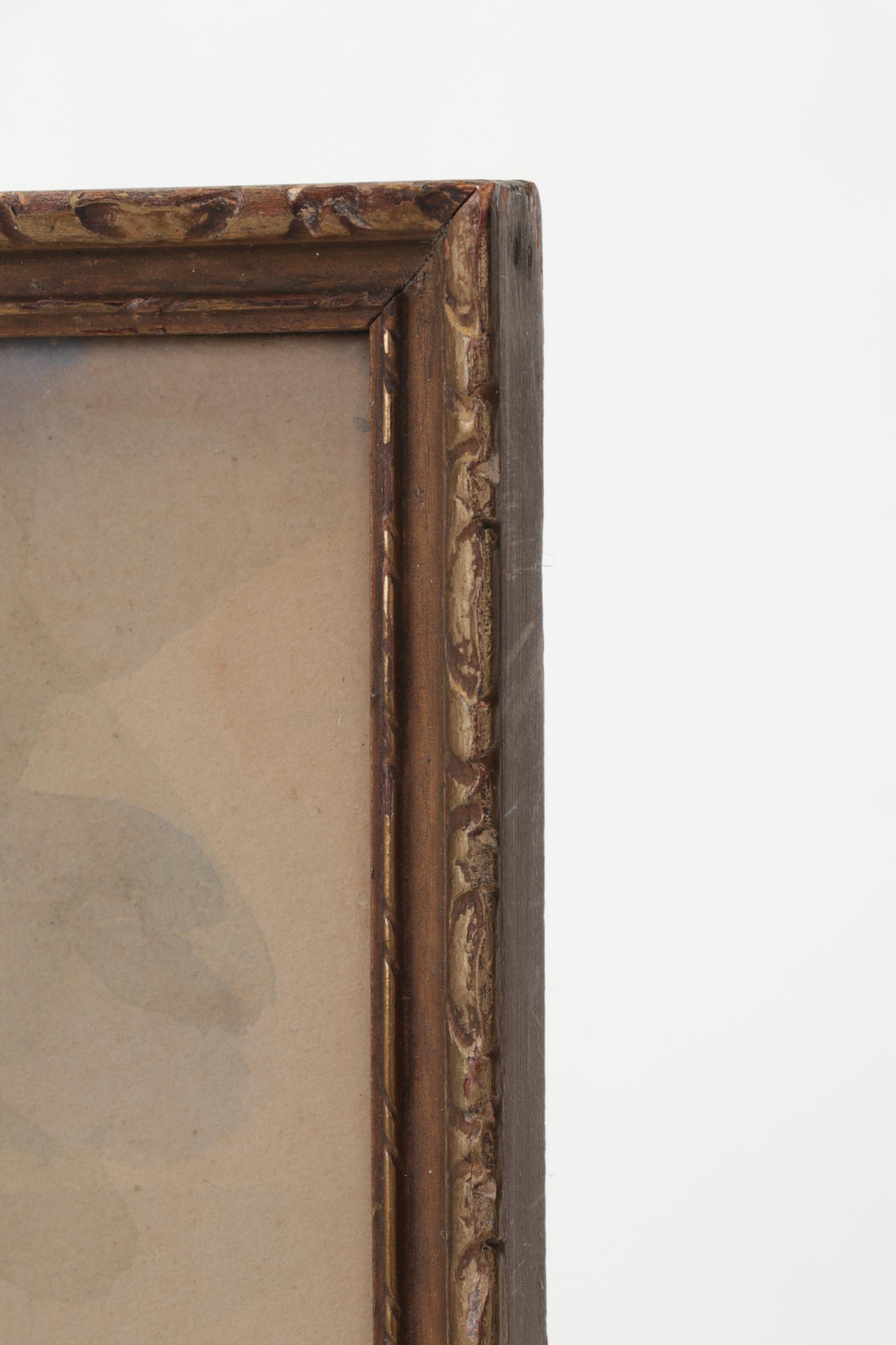 Adele E. Johnson Watercolor Painting of Vase and Daisies, Circa 1930