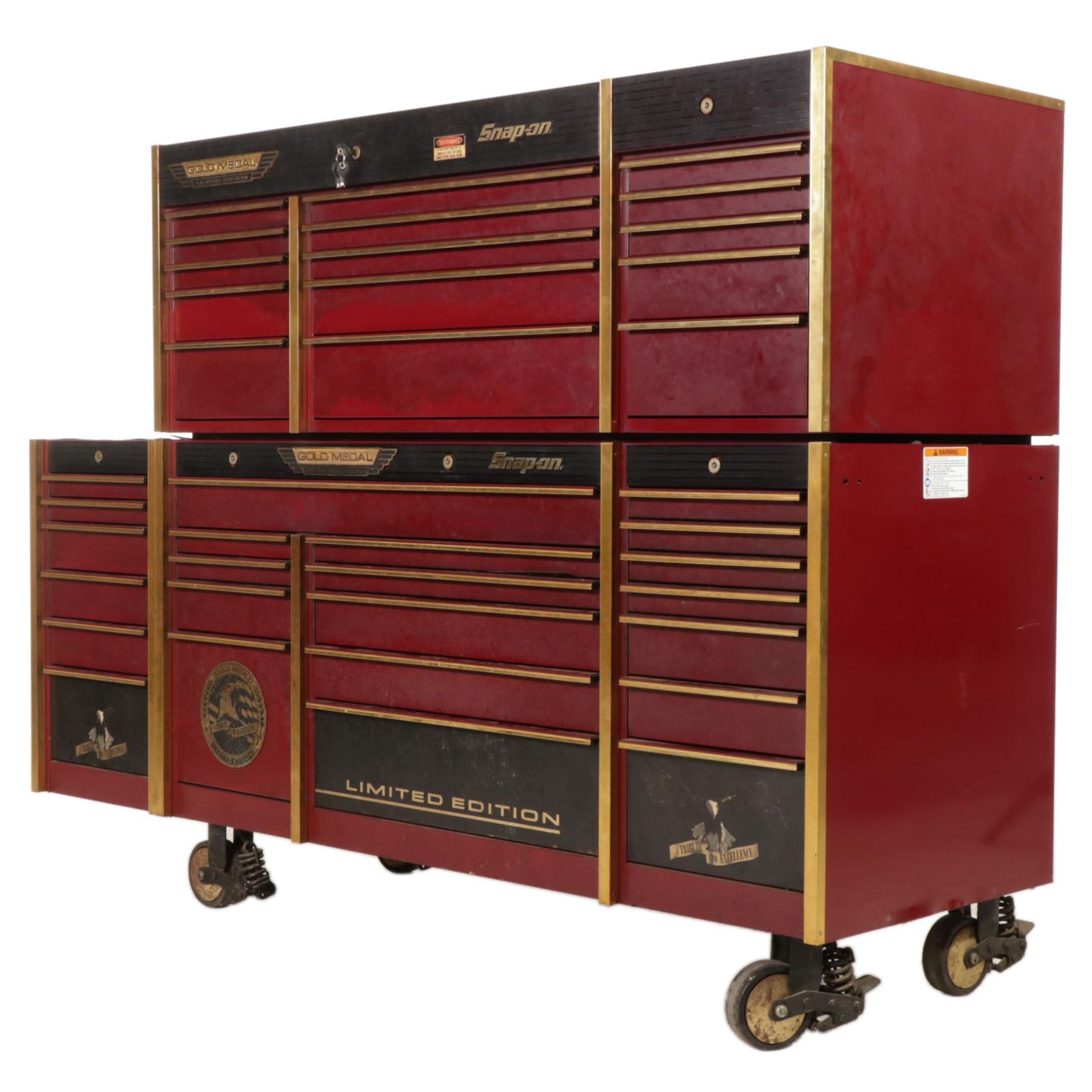 Snap-On Gold Medal Limited Edition Tool Cabinet on Casters