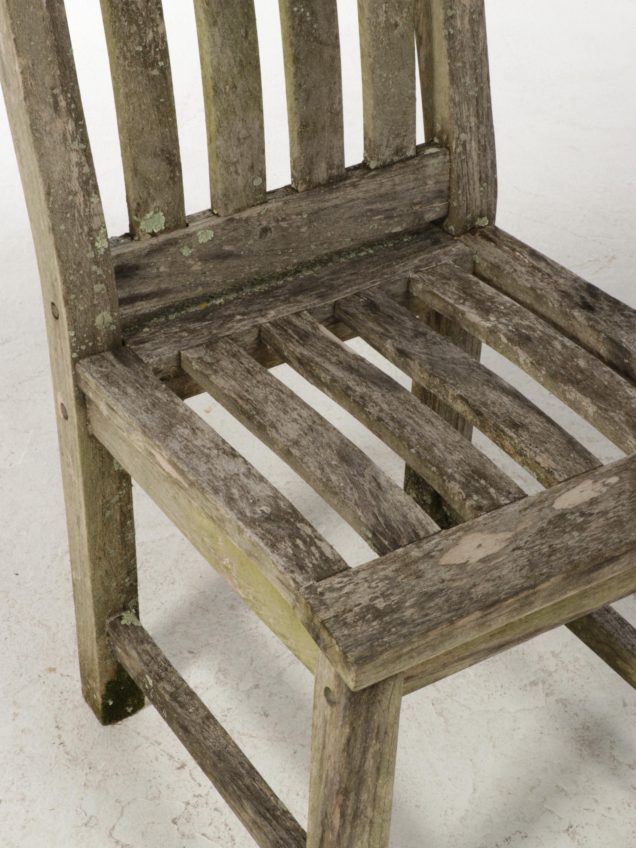 Teak Patio Table and Chair Set