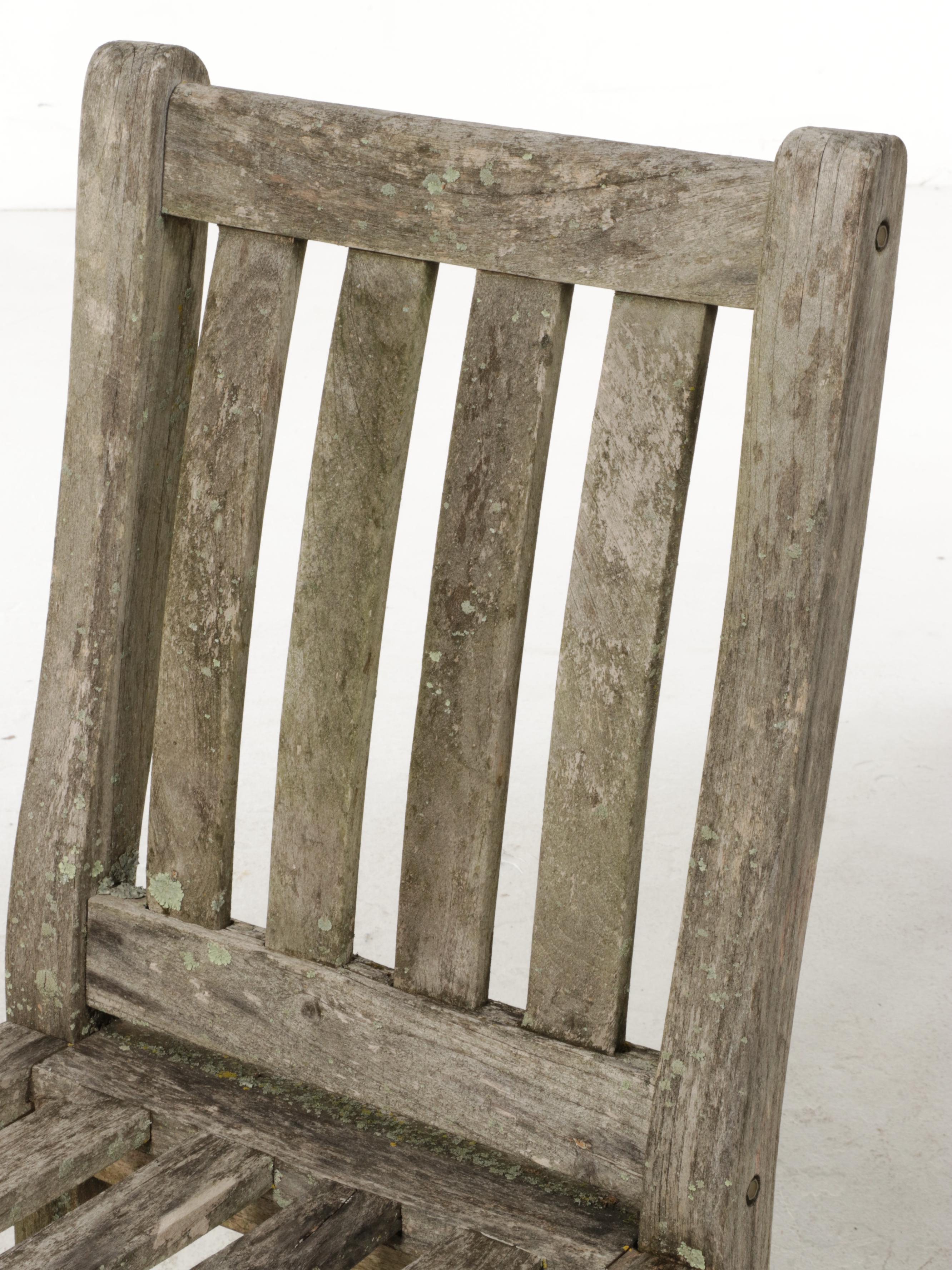 Teak Patio Table and Chair Set