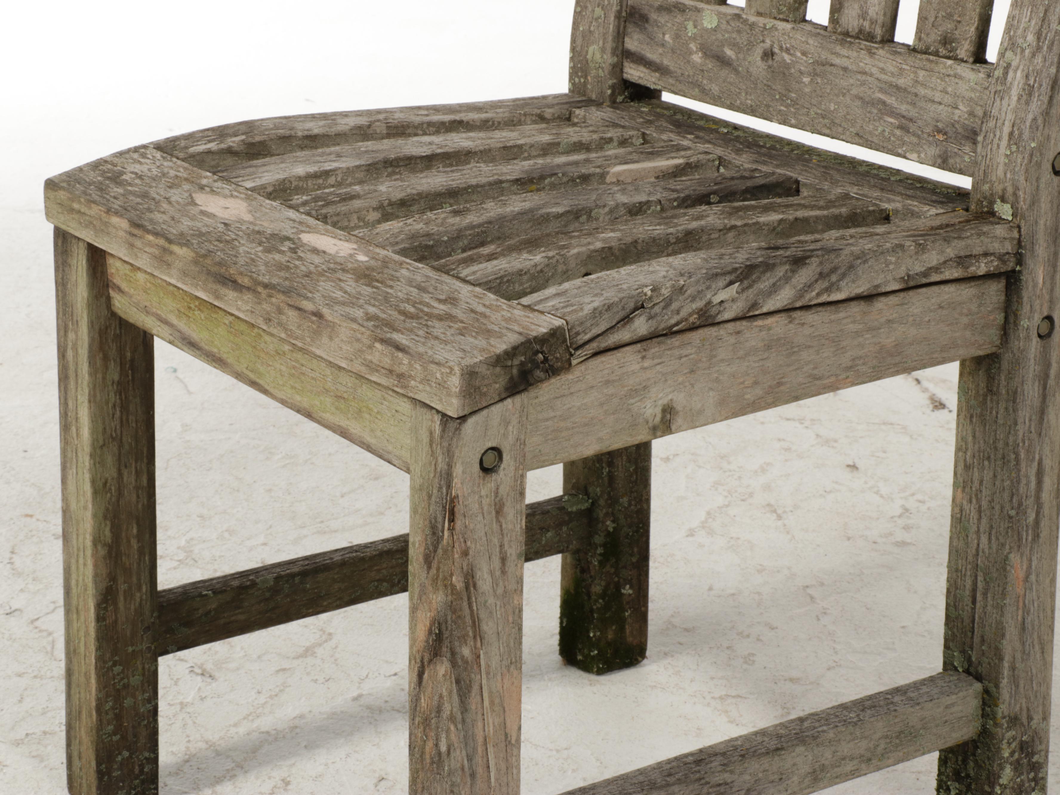 Teak Patio Table and Chair Set