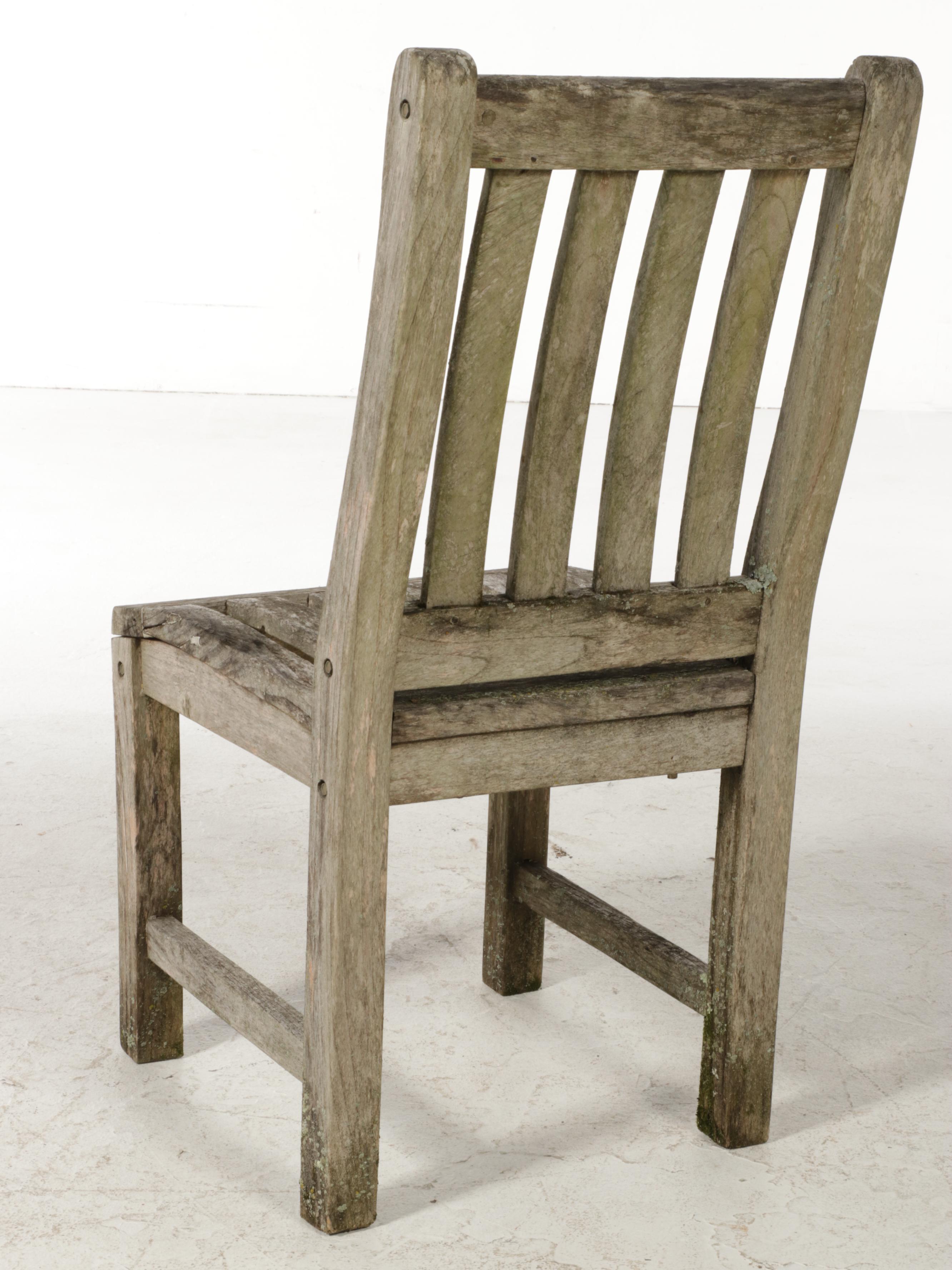 Teak Patio Table and Chair Set