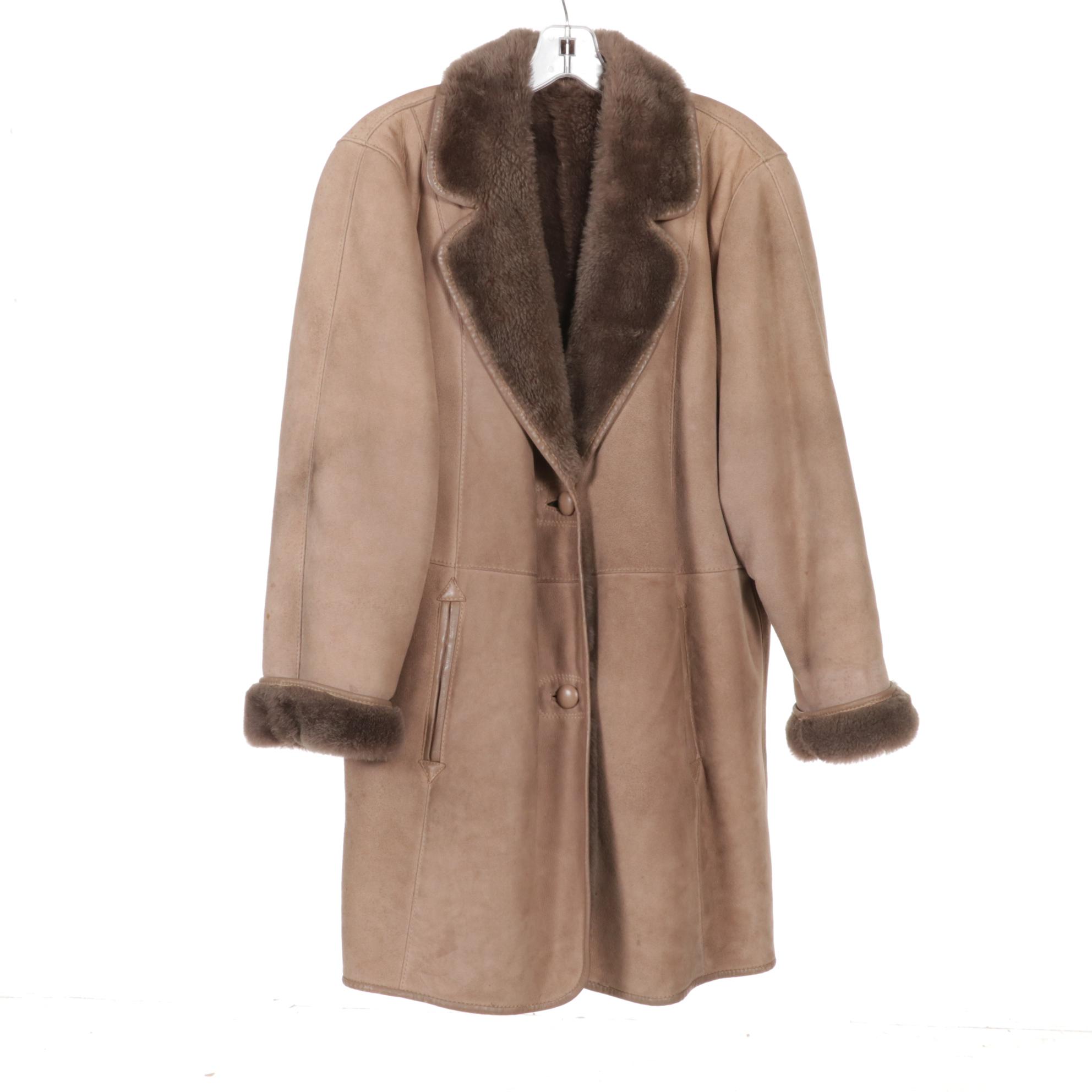 Talbots Wool Coats, Shearling Coat, with Other Coat