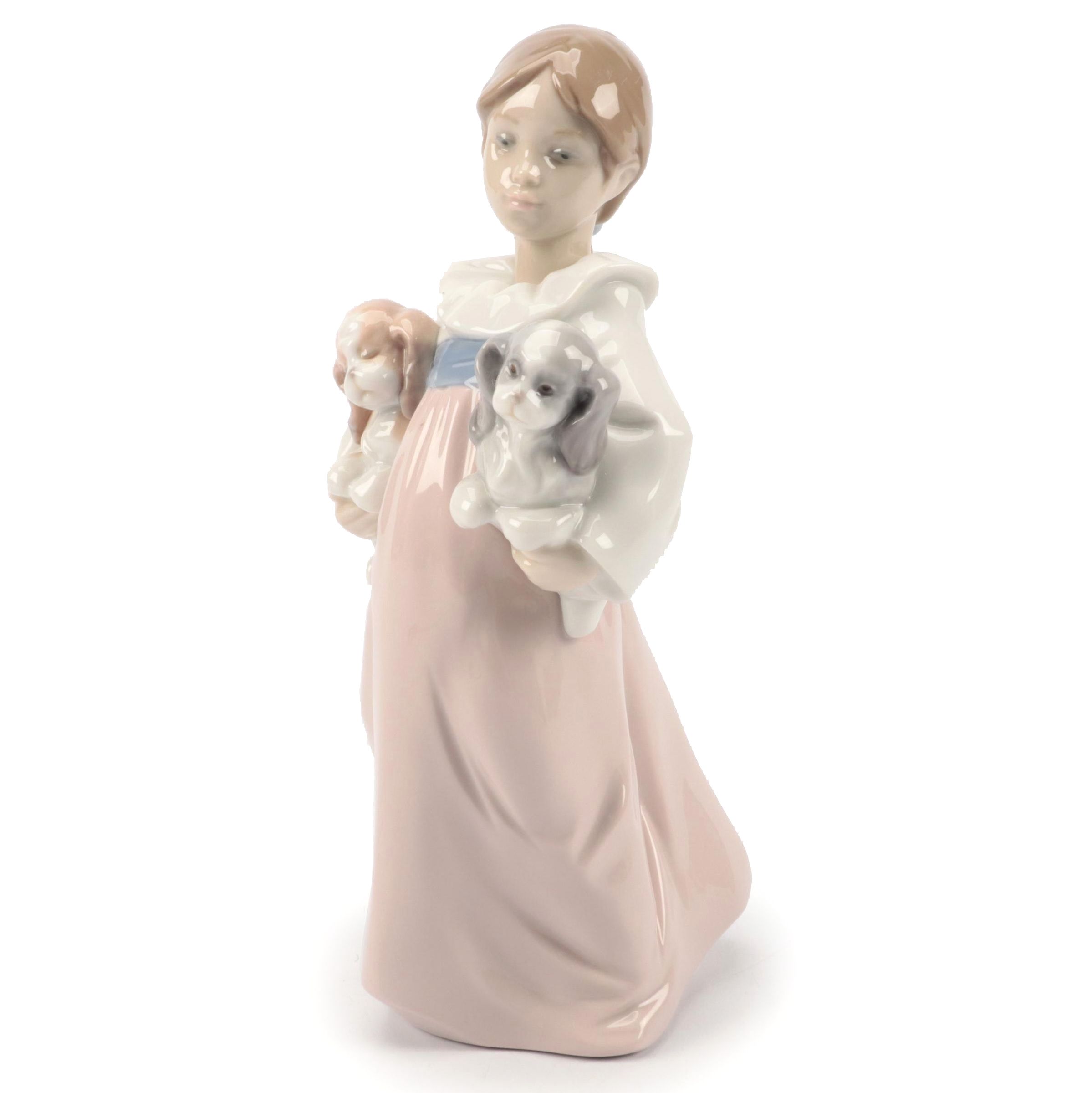 Lladró "Arms Full of Love" Porcelain Figurine Designed by Francisco Polope