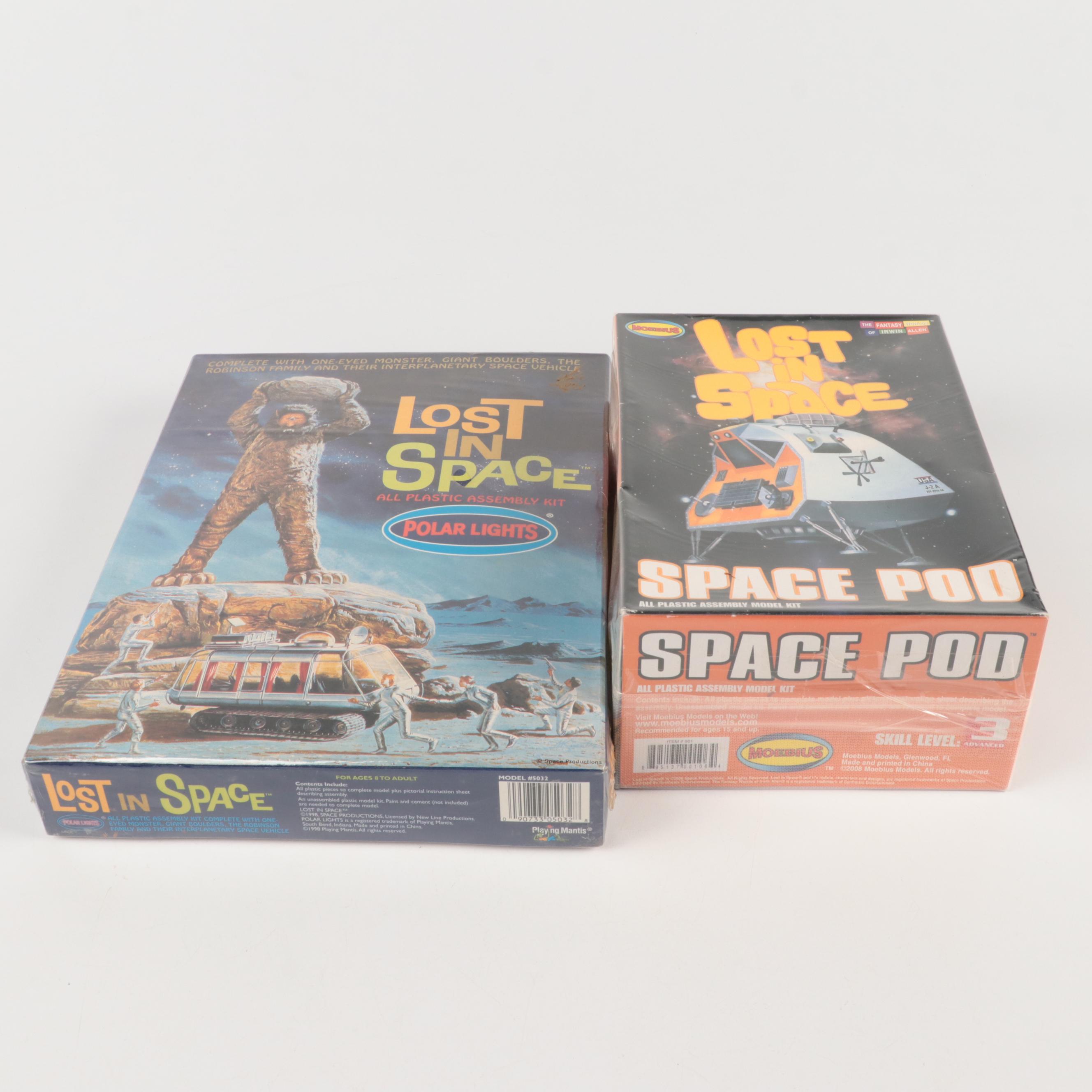 Lost in Space "The Robot", "Space Pod" and More Assembly Kits, 1990s–2000s