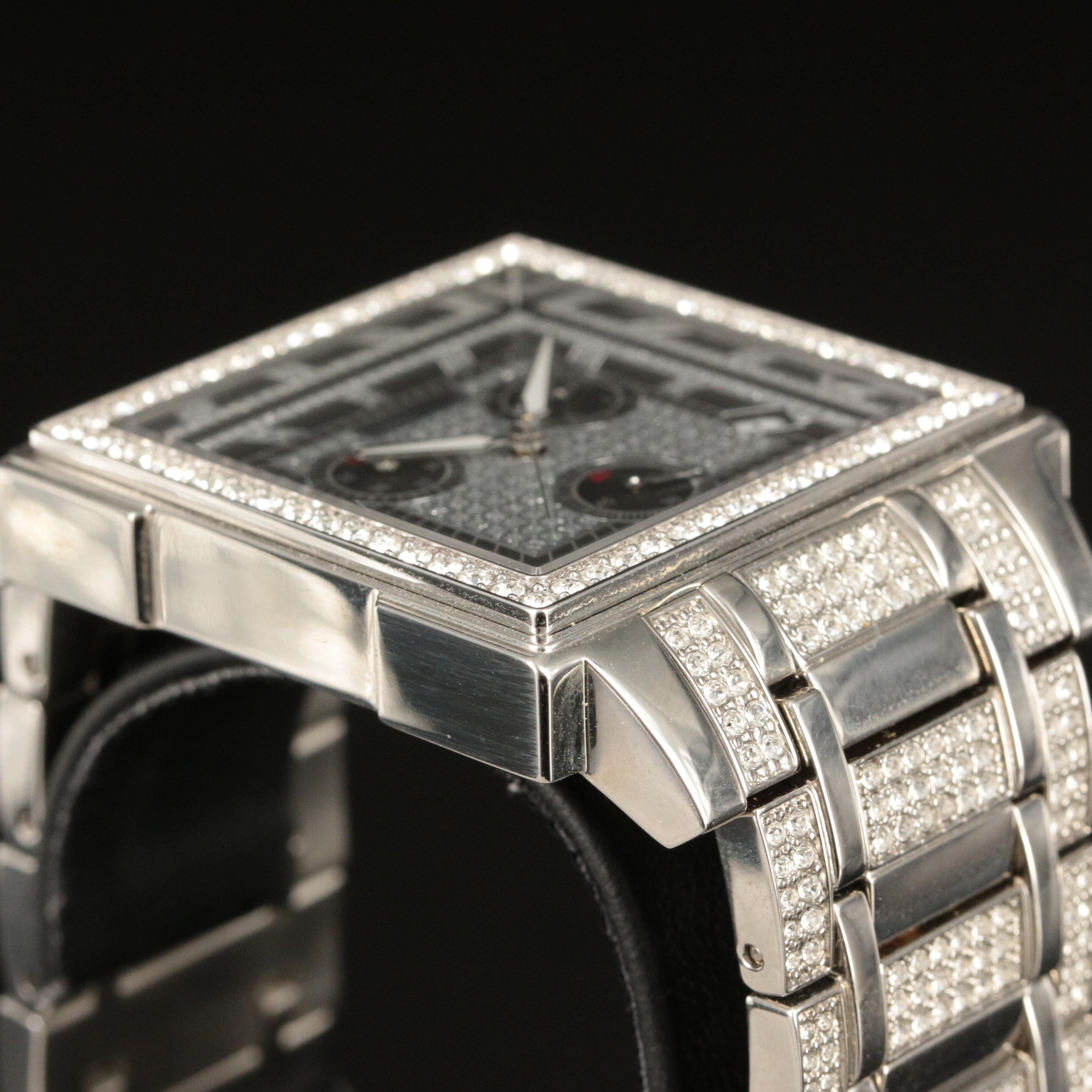 Wittnauer Crystal-Covered Quartz Chronograph Watch