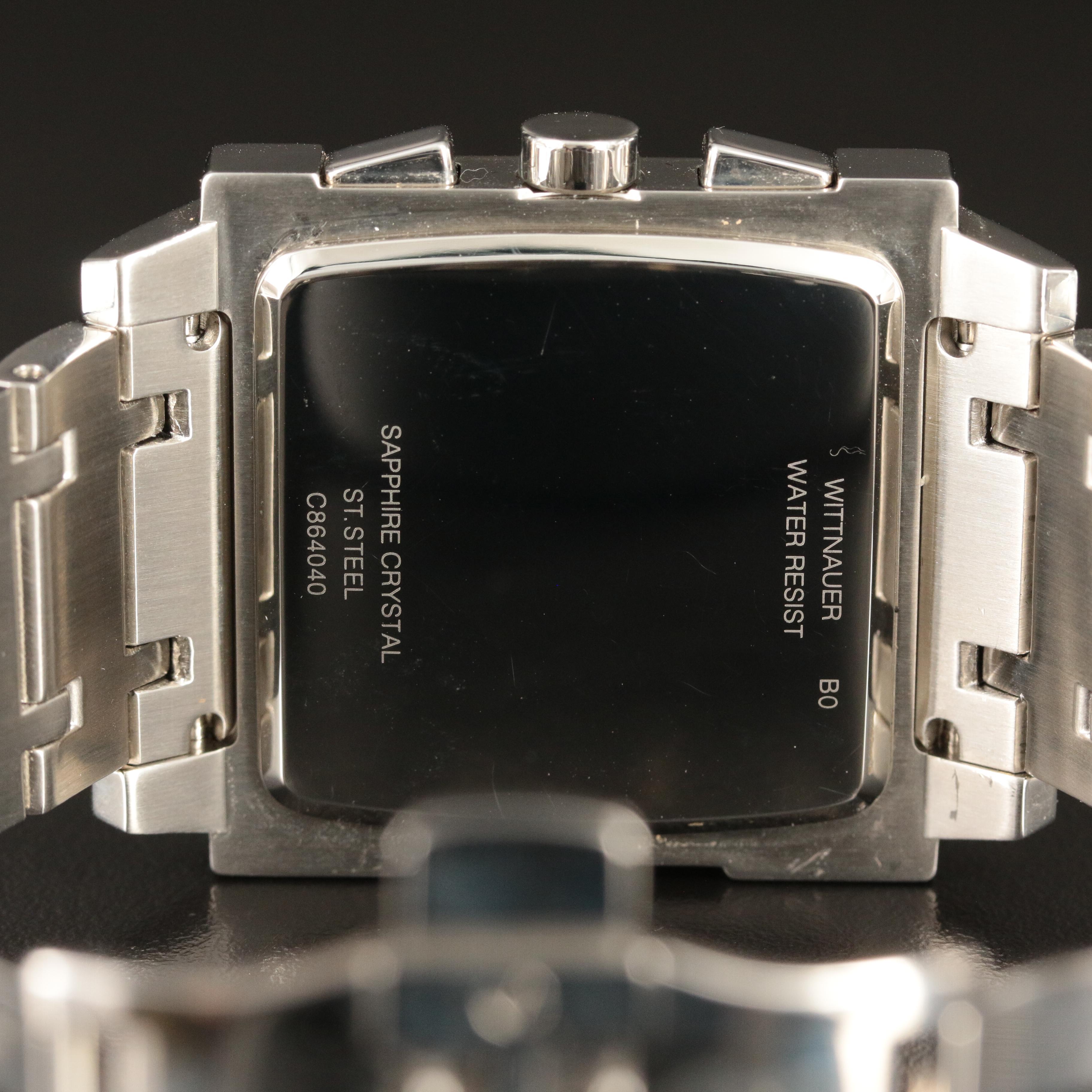 Wittnauer Crystal-Covered Quartz Chronograph Watch