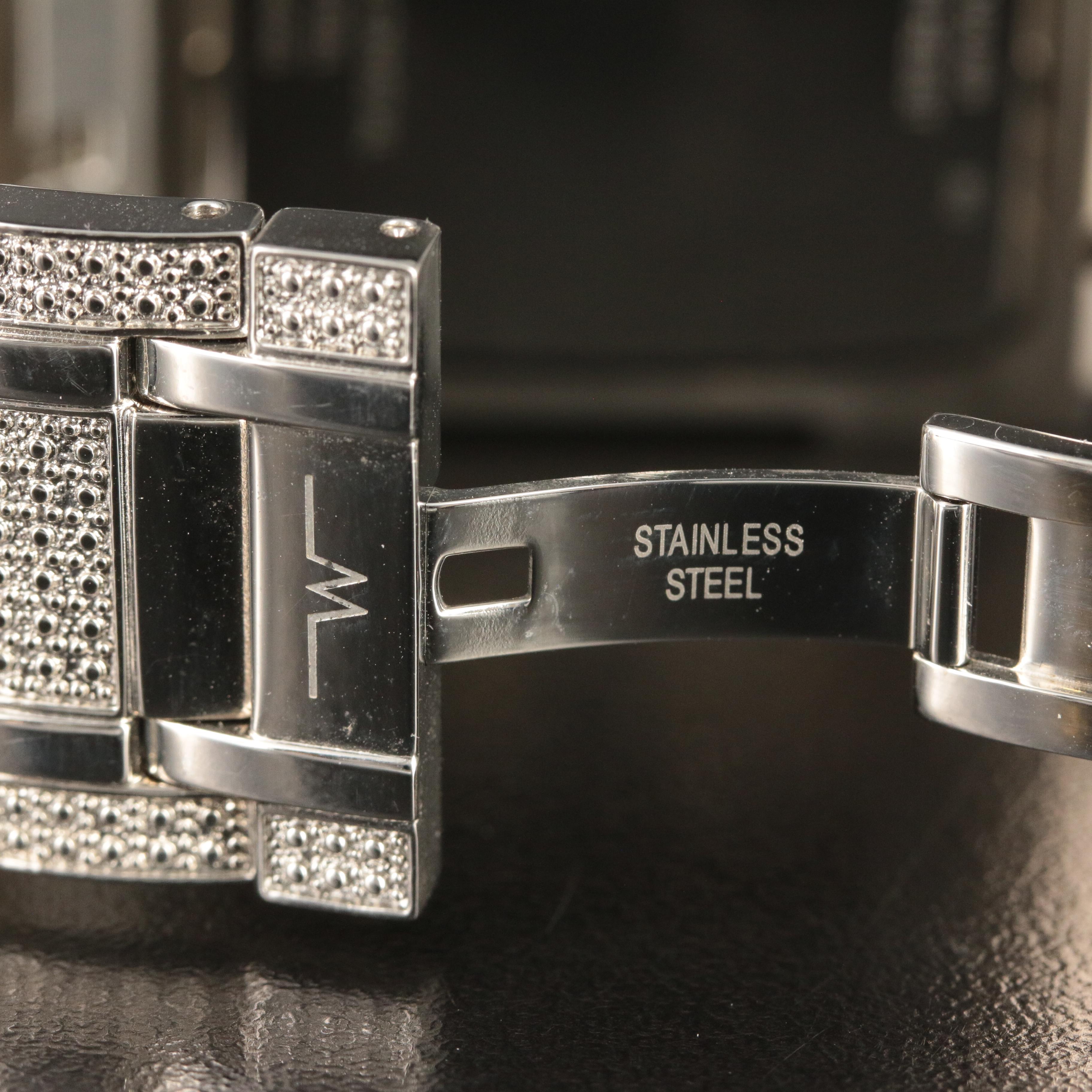 Wittnauer Crystal-Covered Quartz Chronograph Watch