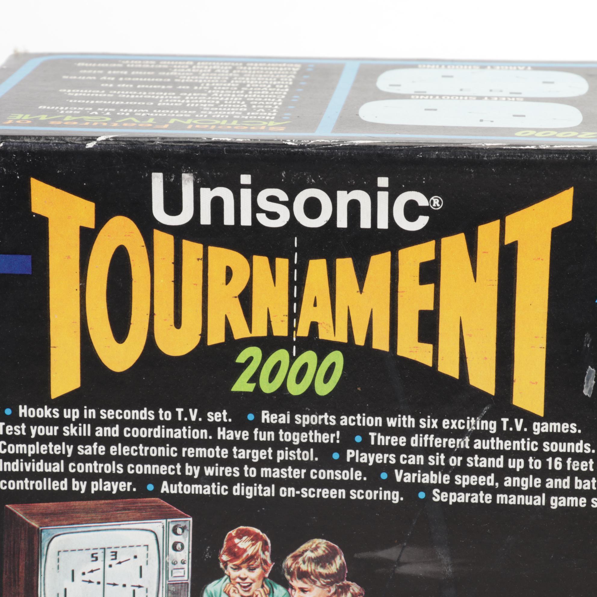 Unisonic Tournament 2000 Early TV Gaming, GE Picturesound Player, Discs and More