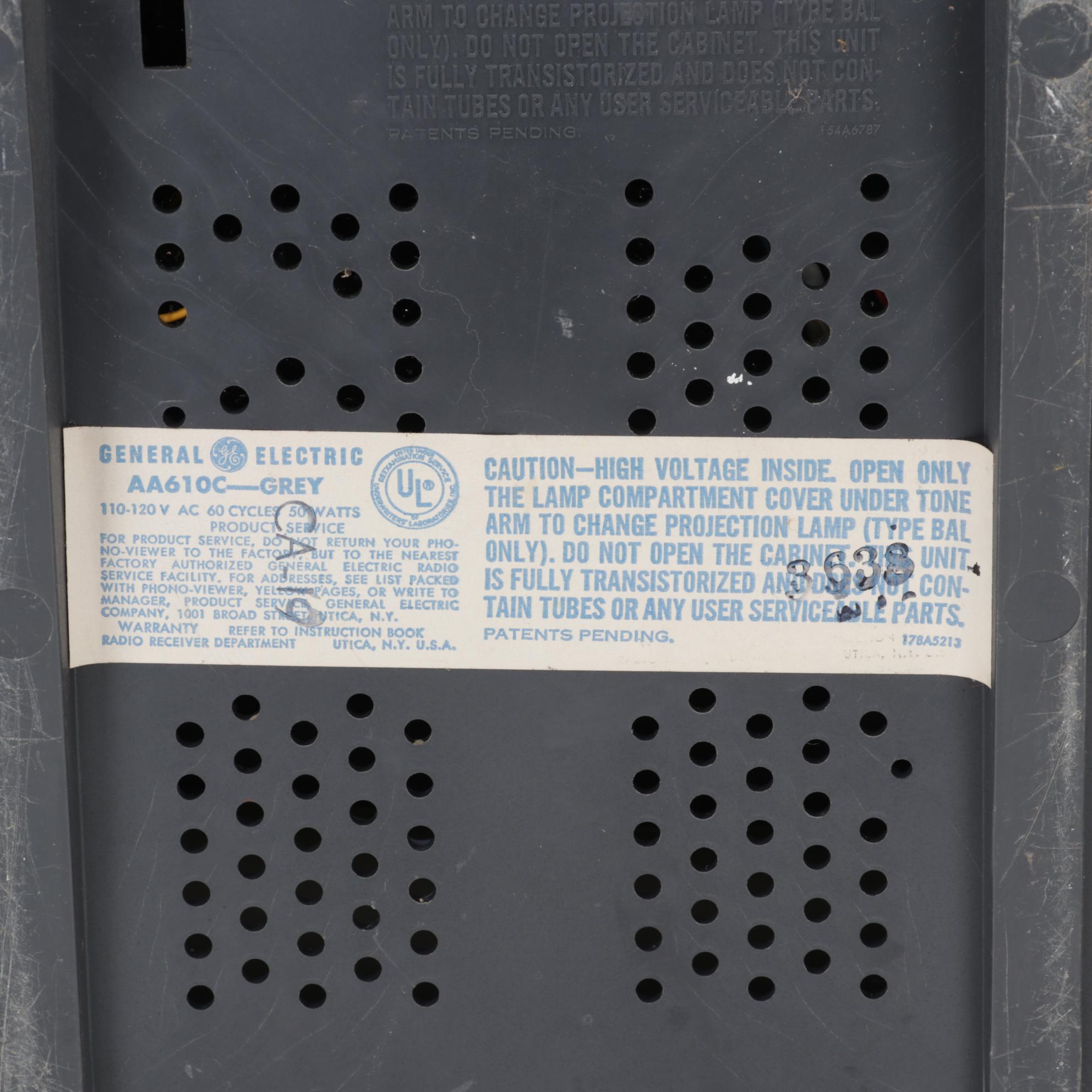 Unisonic Tournament 2000 Early TV Gaming, GE Picturesound Player, Discs and More