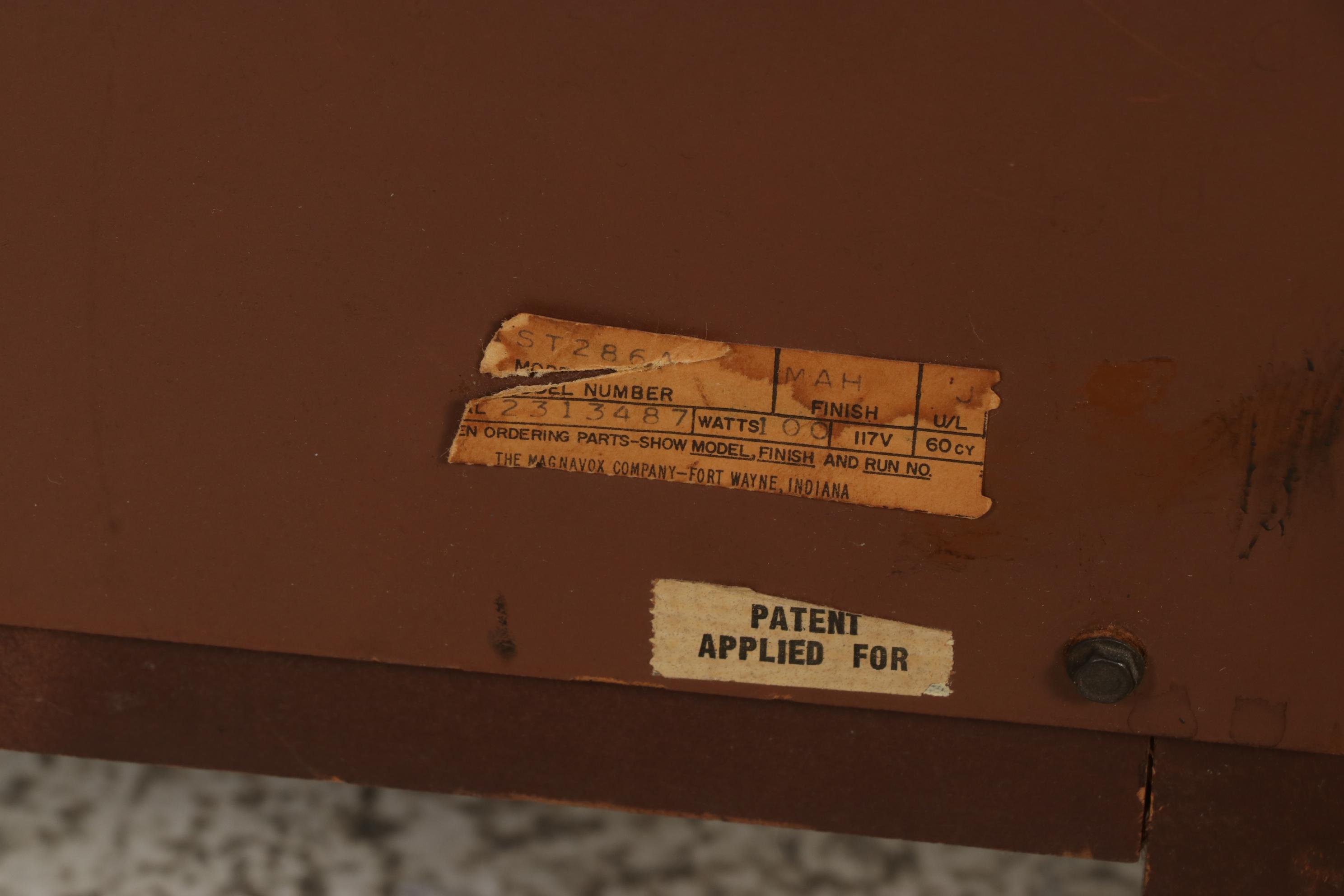 Magnavox Stereophonic Combination Turntable Cabinet With Speaker Cabinet