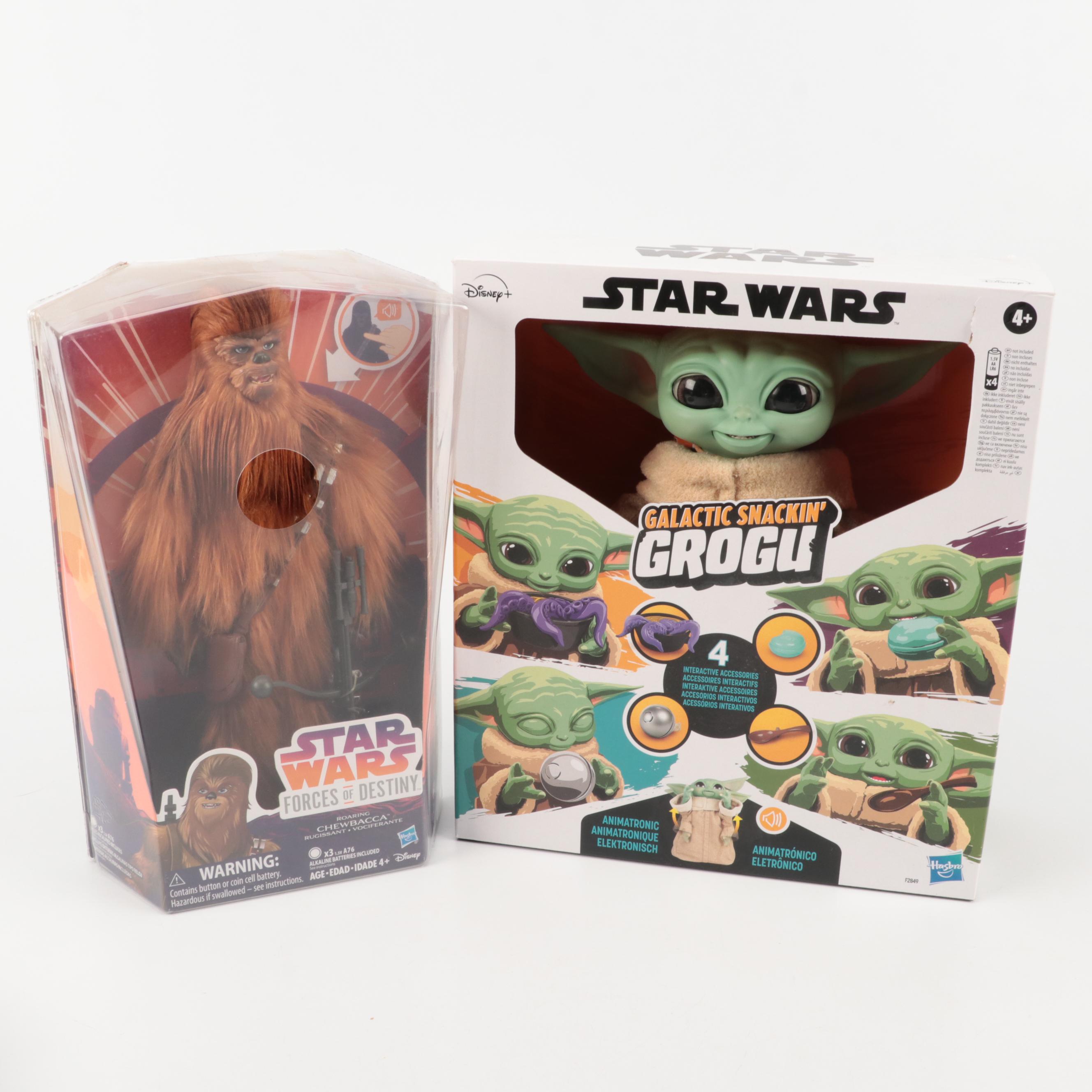 Star Wars Hasbro Galactic Snackin' Grogu with More Toys, Speaker and Book