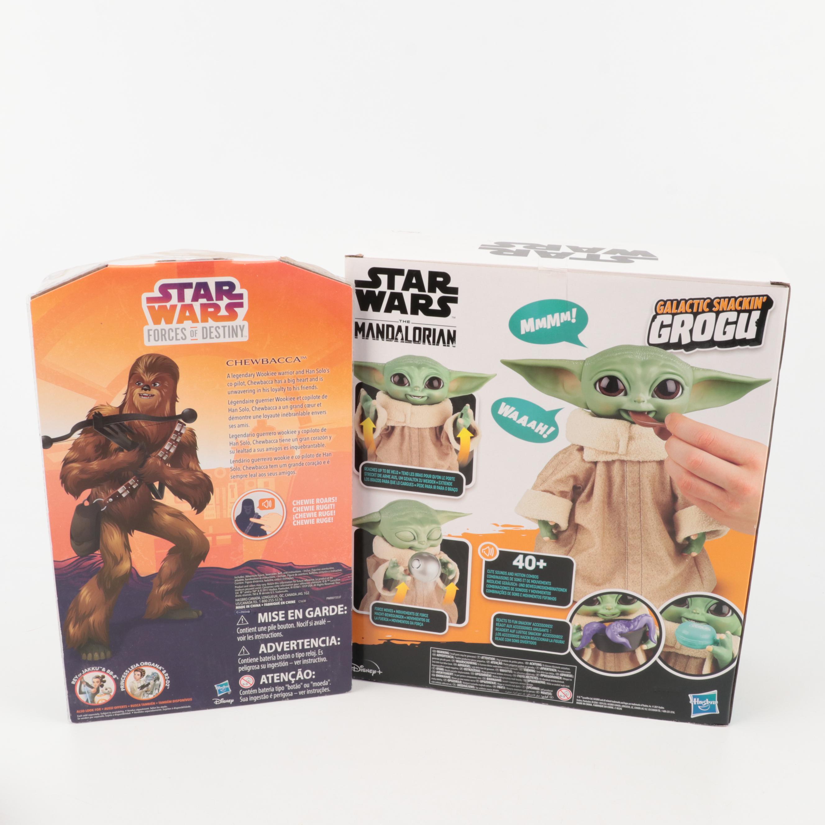 Star Wars Hasbro Galactic Snackin' Grogu with More Toys, Speaker and Book