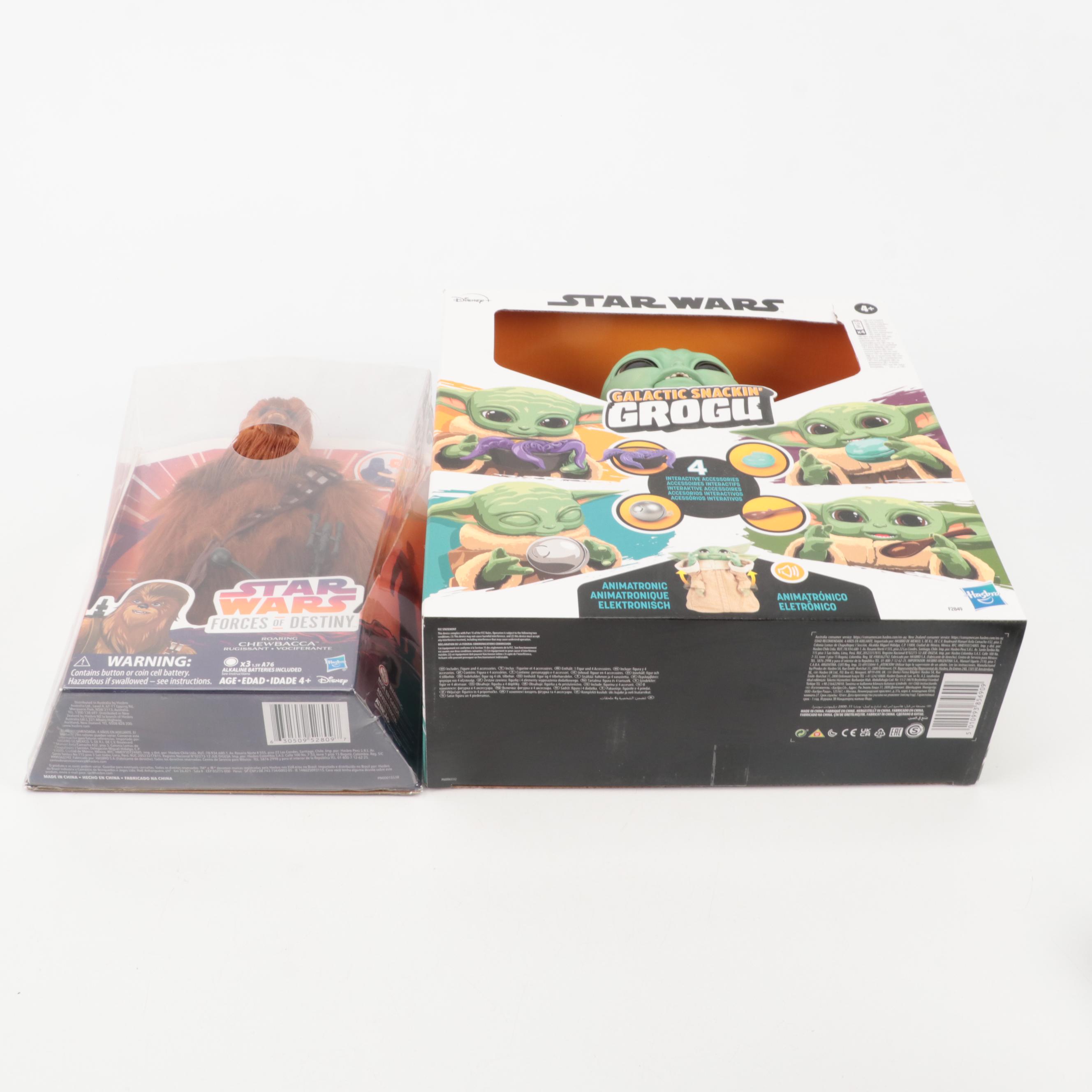 Star Wars Hasbro Galactic Snackin' Grogu with More Toys, Speaker and Book