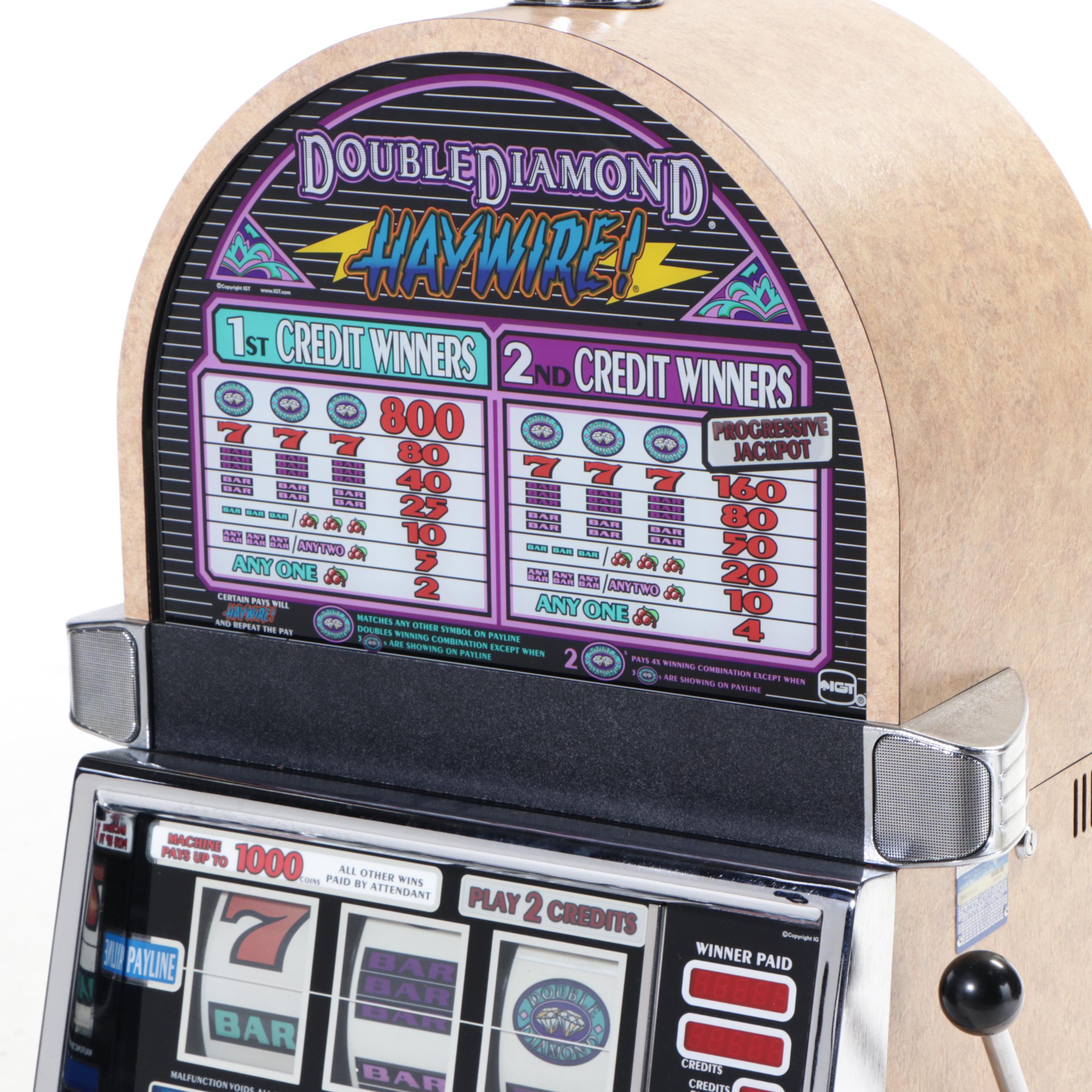 IGT Double Diamond Haywire Slot Machine, 2002