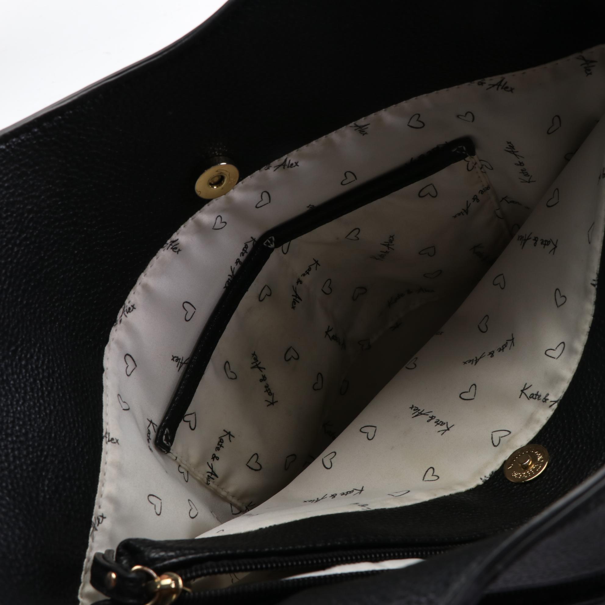 Kate & Alex Shoulder Bags in Pebble Grain Polyurethane