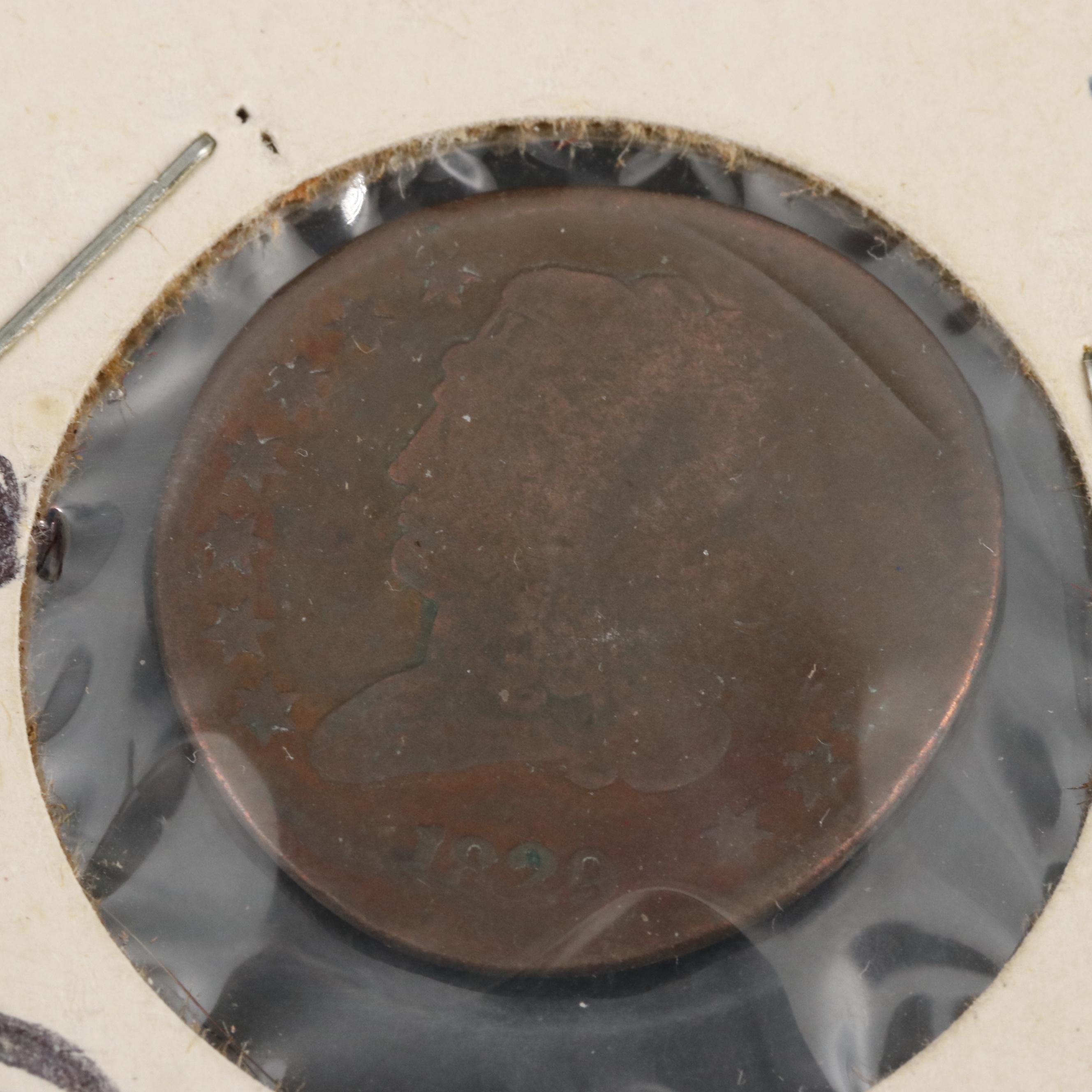 1829 United States Half Cent