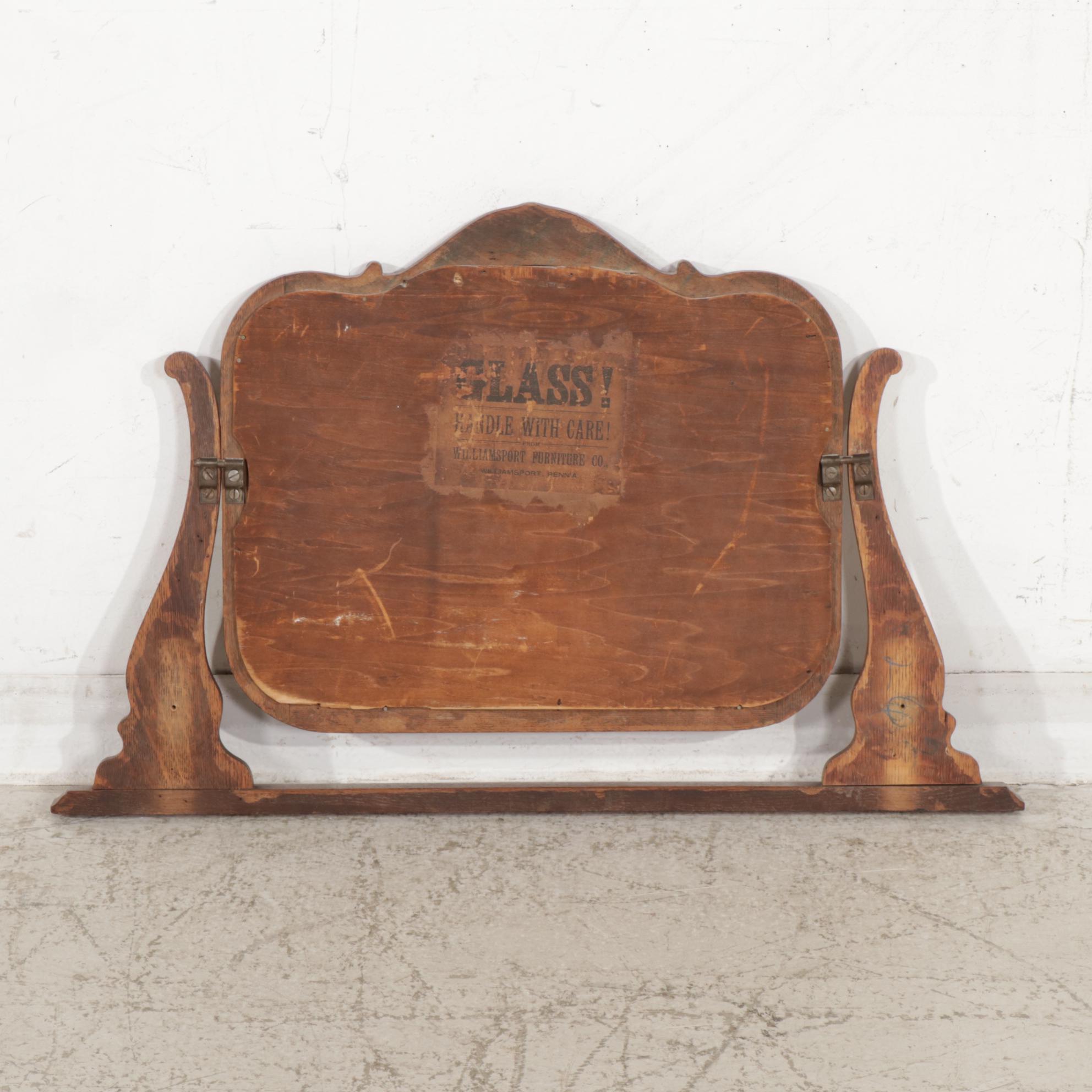 Late Victorian Oak and Ash Chest of Drawers, Dressers and Washstand