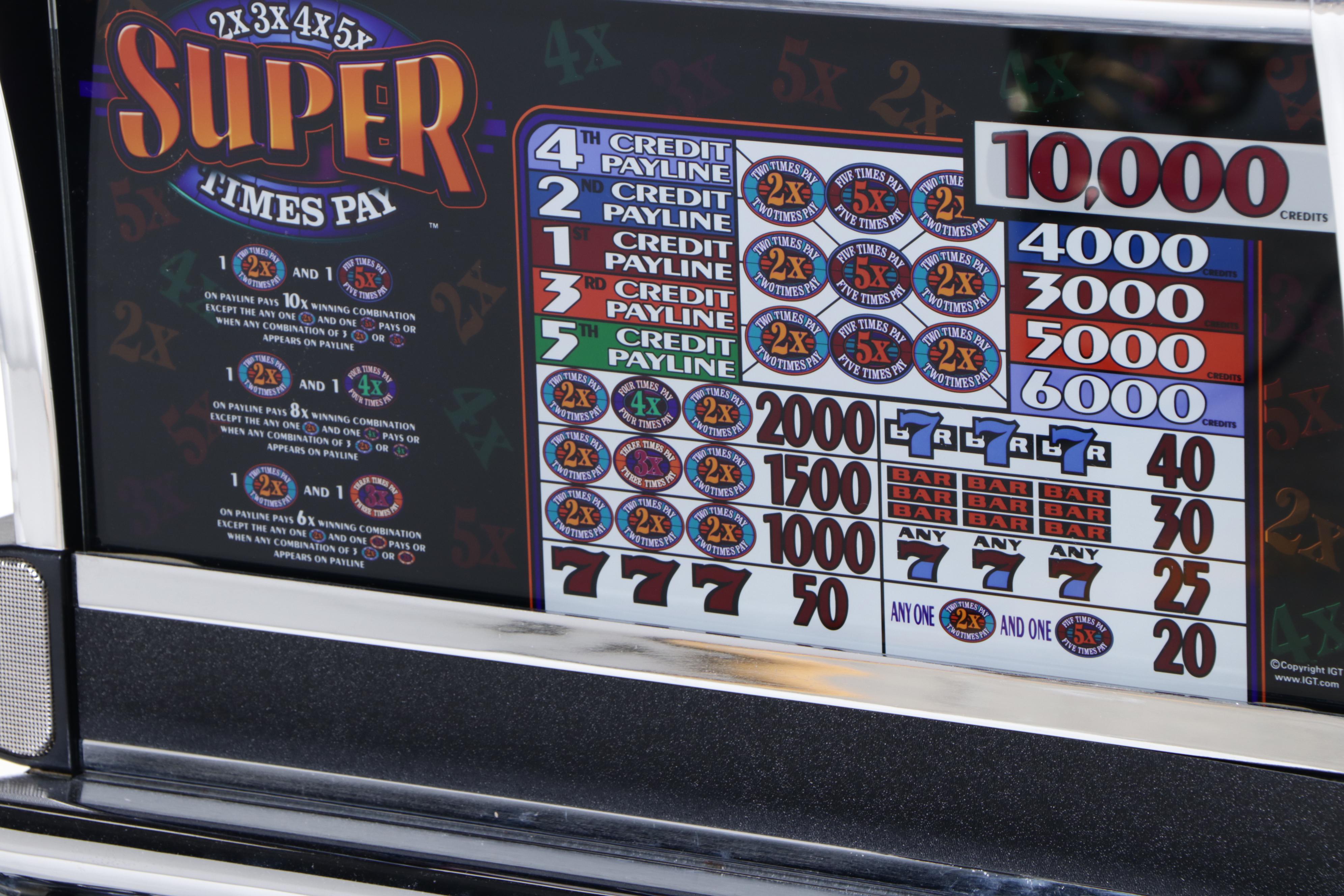 IGT Super Times 7 Bar Slot Machine
