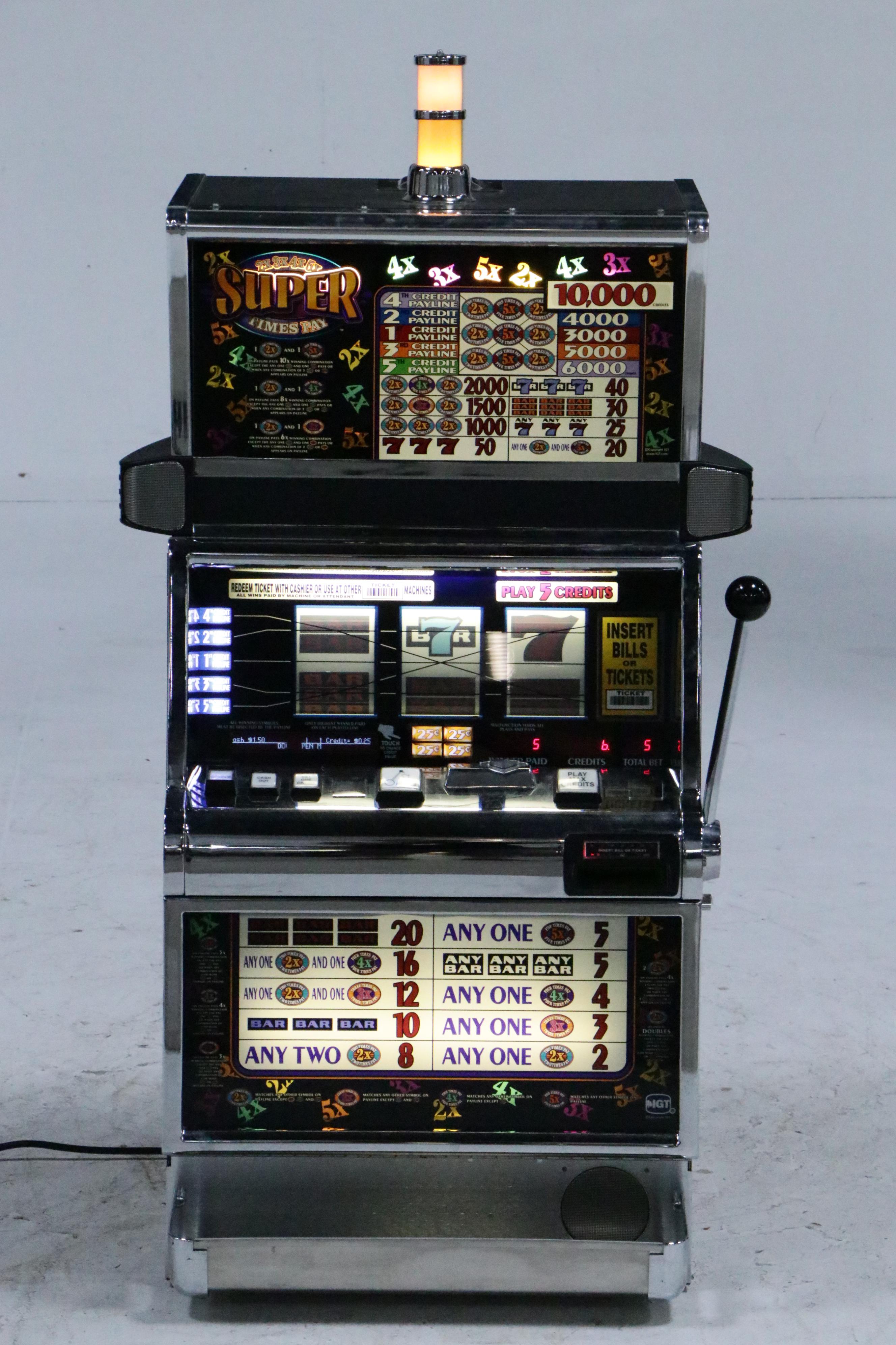 IGT Super Times 7 Bar Slot Machine