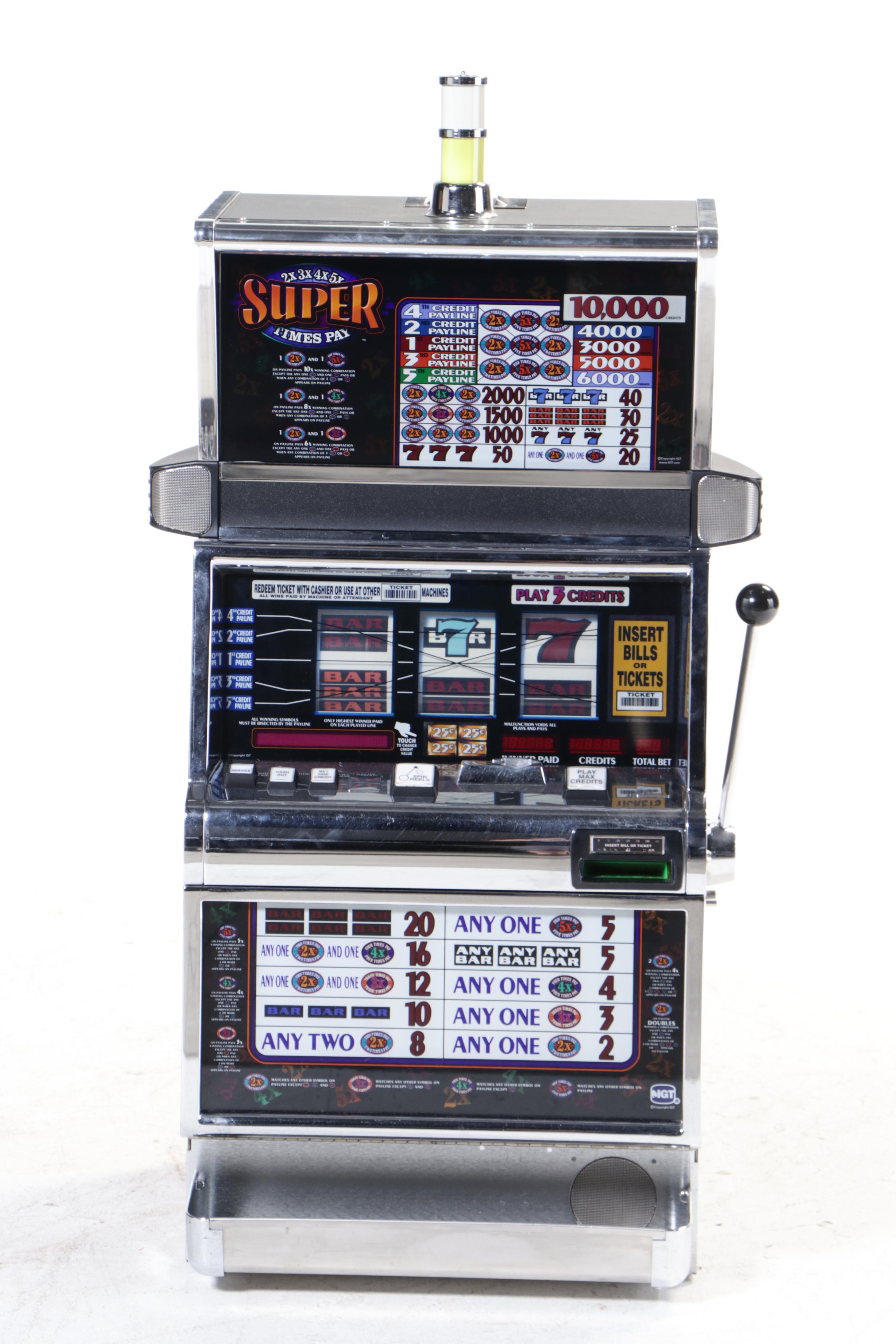 IGT Super Times 7 Bar Slot Machine