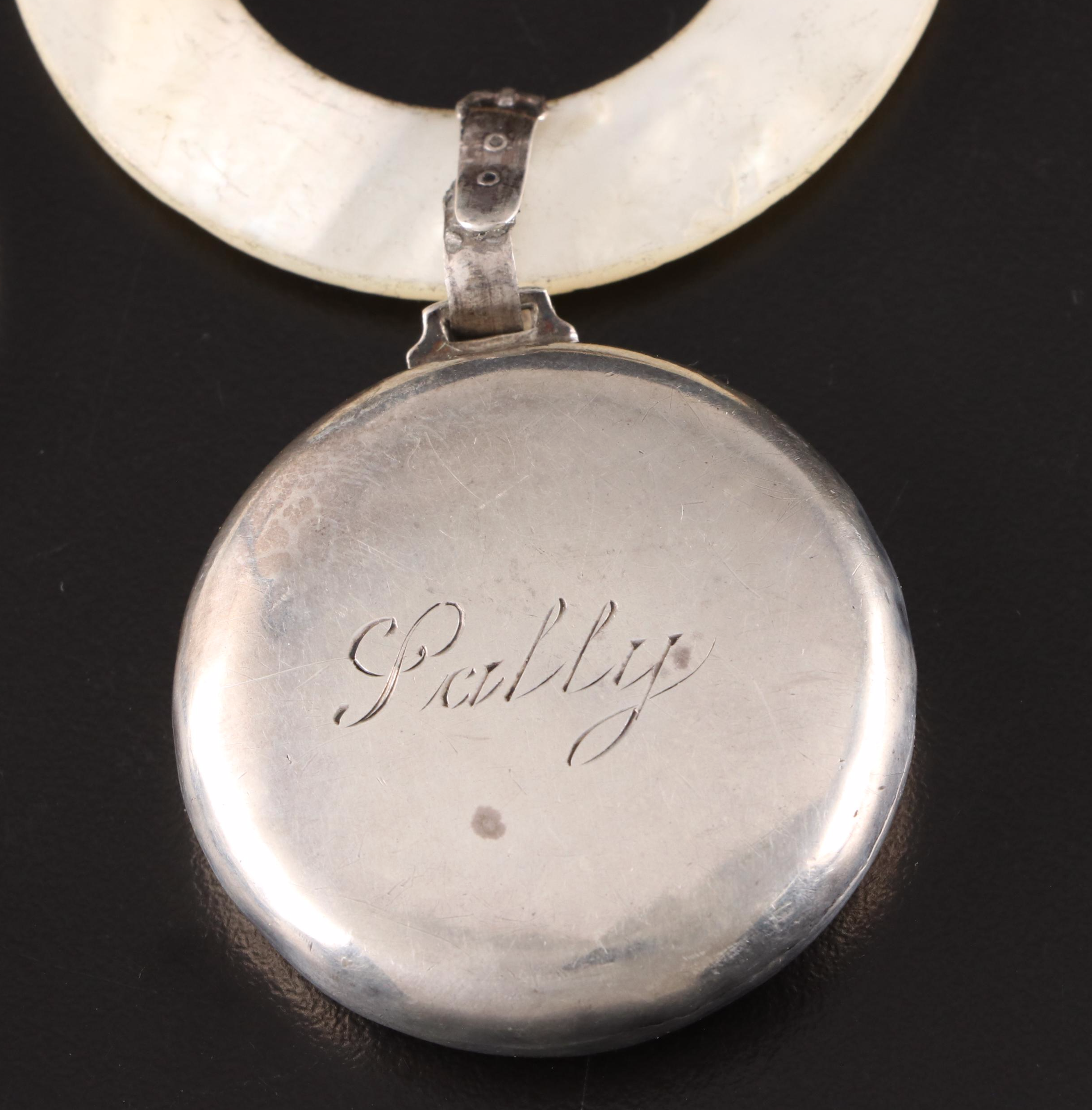 Tiffany & Co. and Other Sterling Silver Baby Rattles and Silver Keepsakes