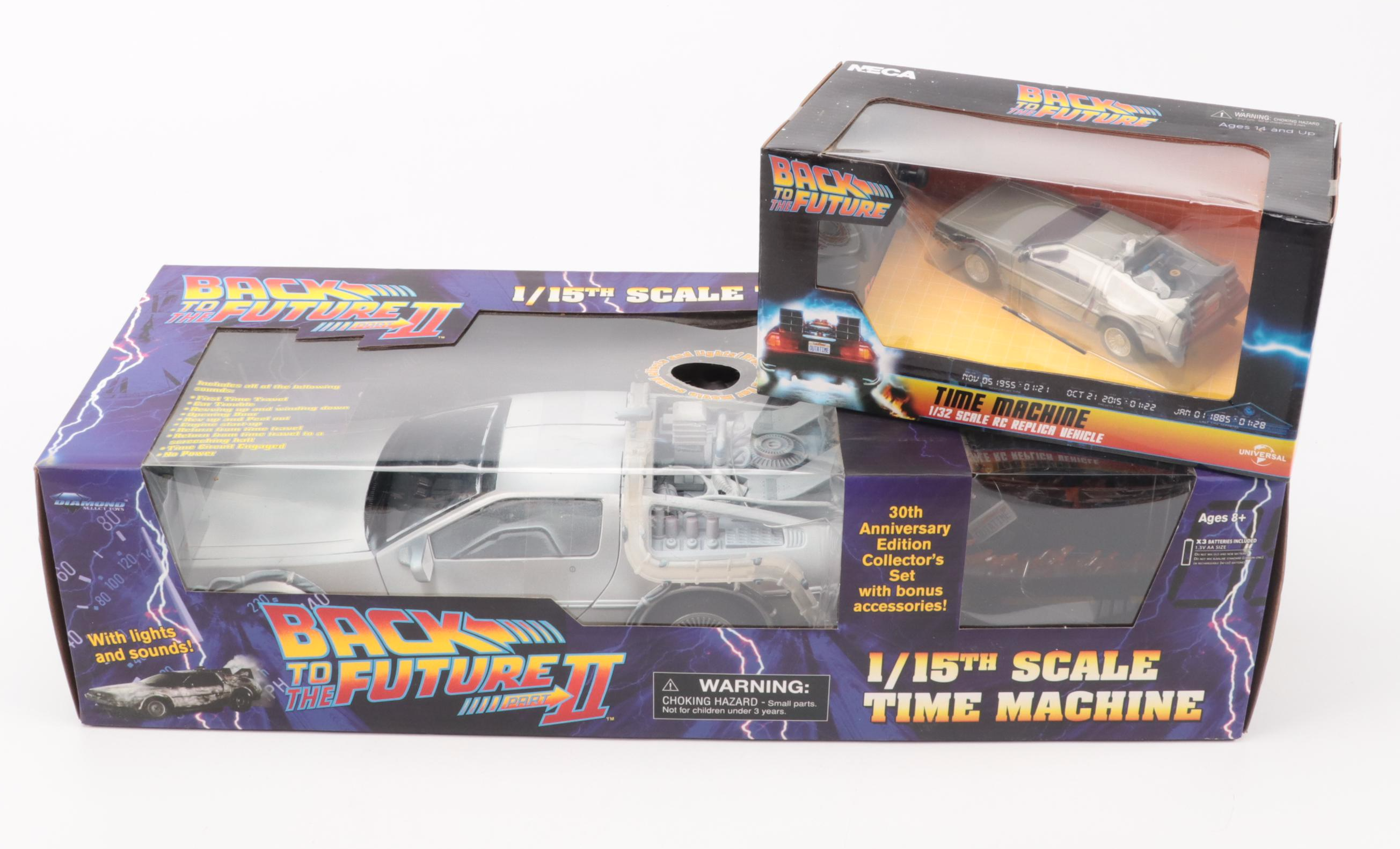 Back to the Future Time Machine Toy Cars with Figurine, Mug and More