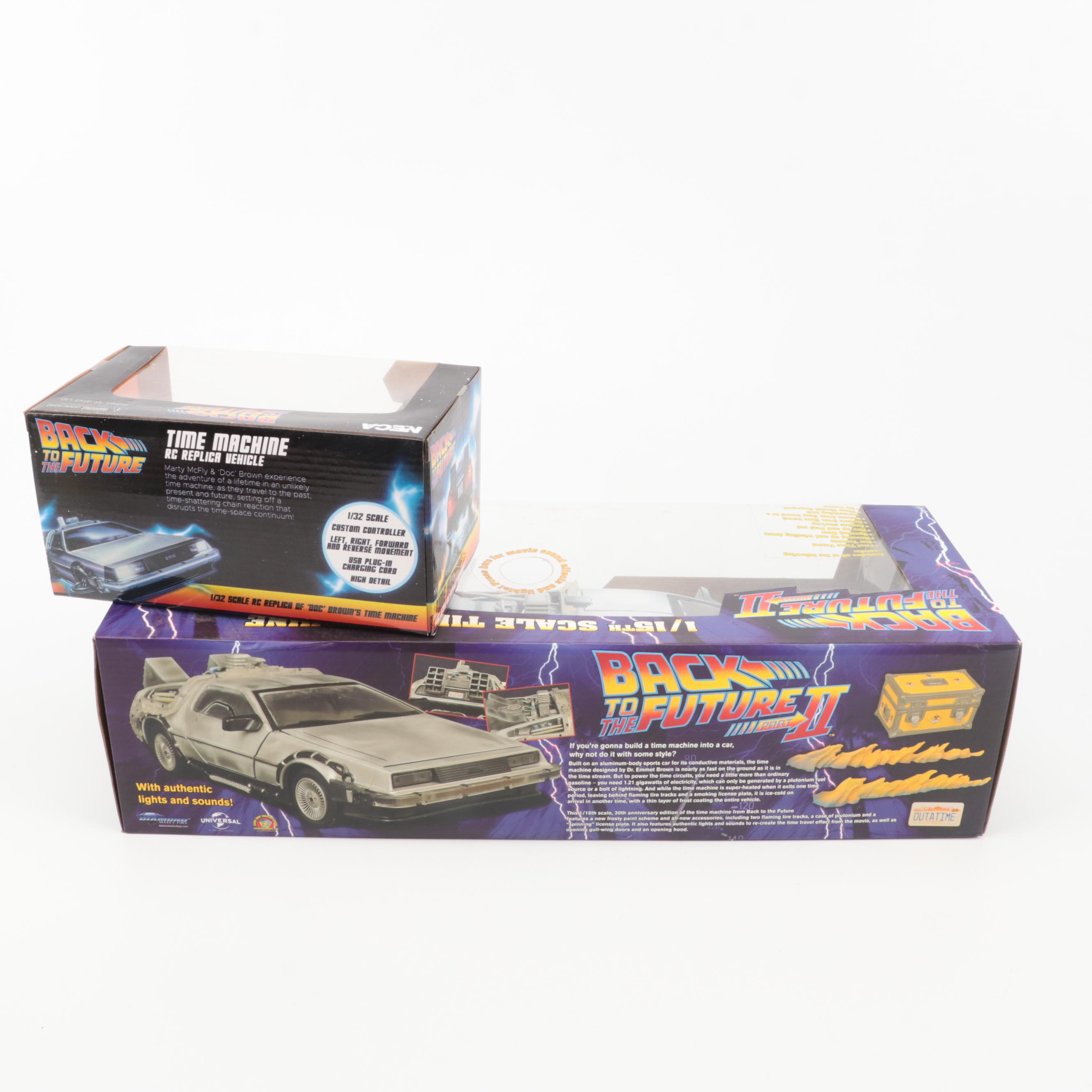 Back to the Future Time Machine Toy Cars with Figurine, Mug and More